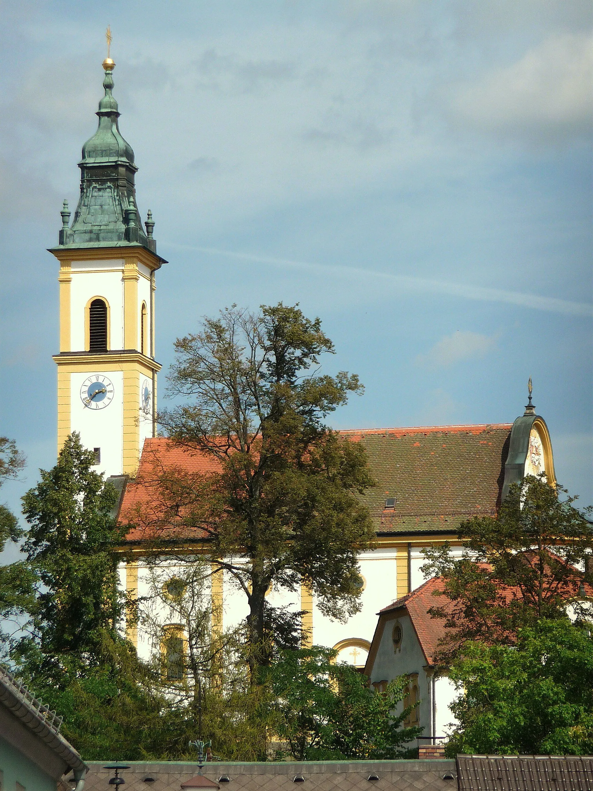 Photo showing: Die Wallfahrtskirche Heiligkreuz in Pleystein