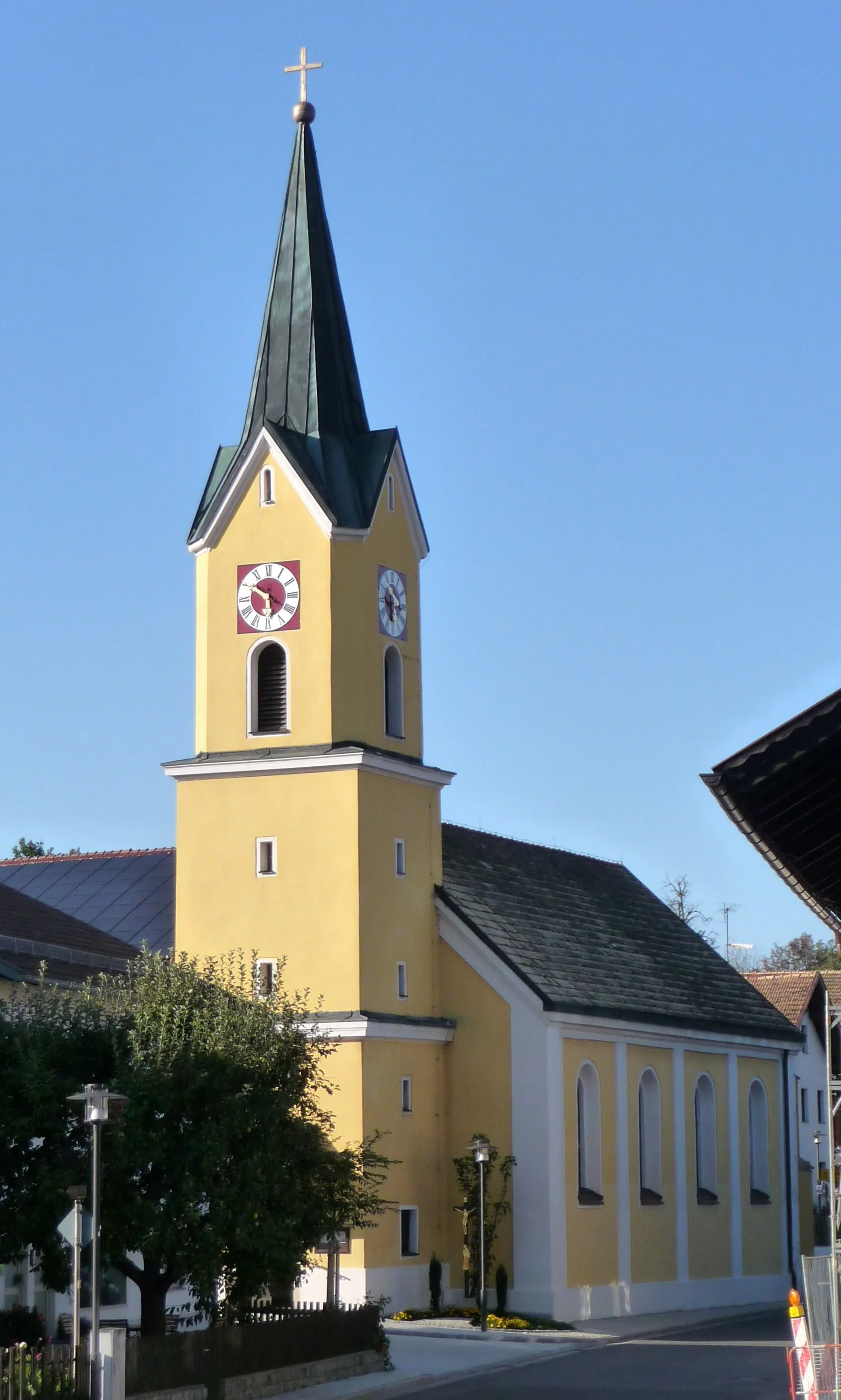 Photo showing: Die Pfarrkirche Mariä Verkündigung in Zandt