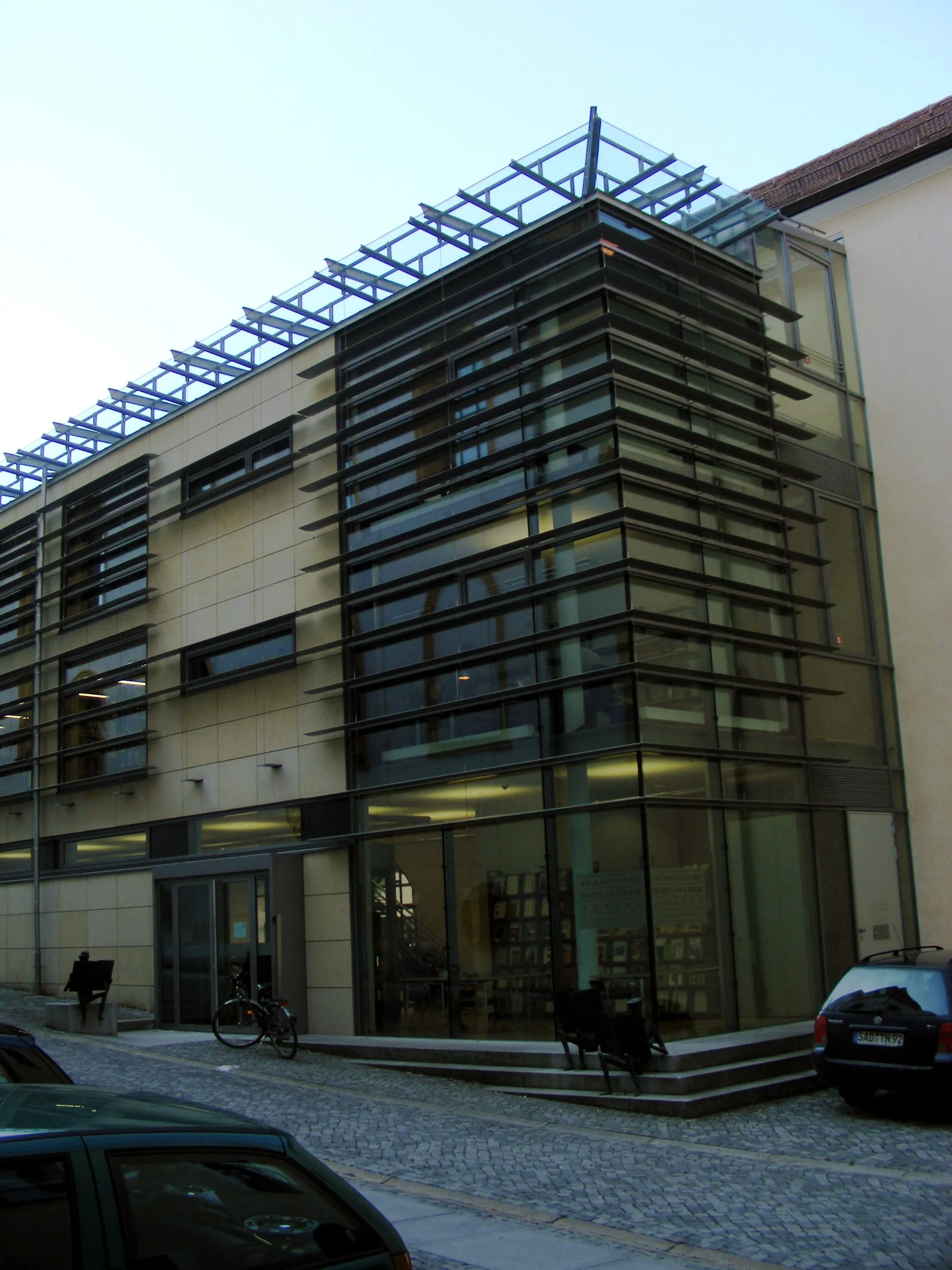 Photo showing: Amberg - Staatliche Bibliothek (Provinzialbibliothek), Anbau