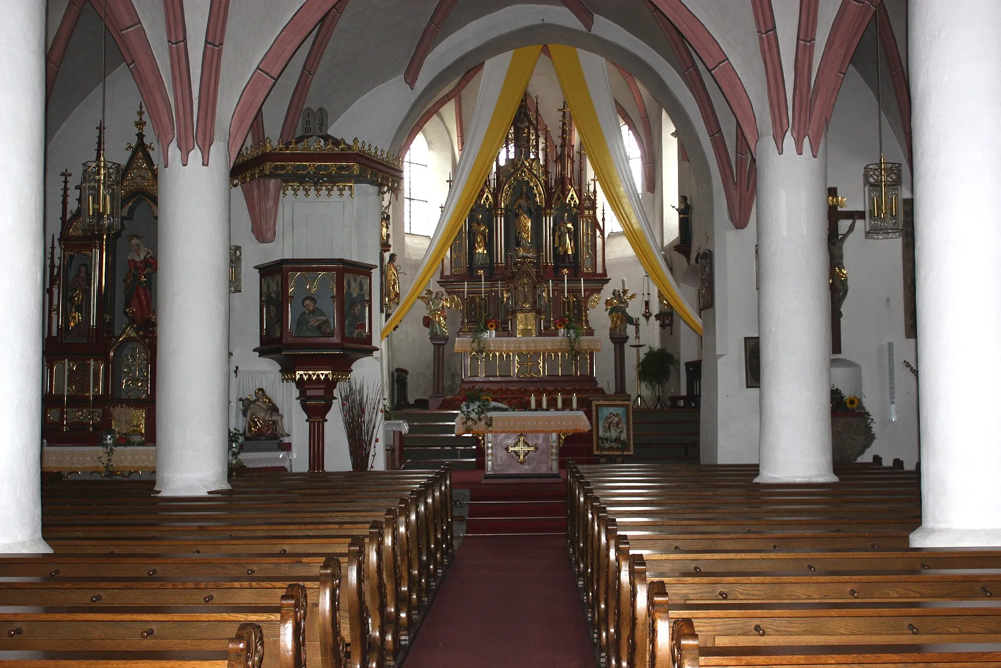 Photo showing: Kastl bei Kemnath, the village church, inner view