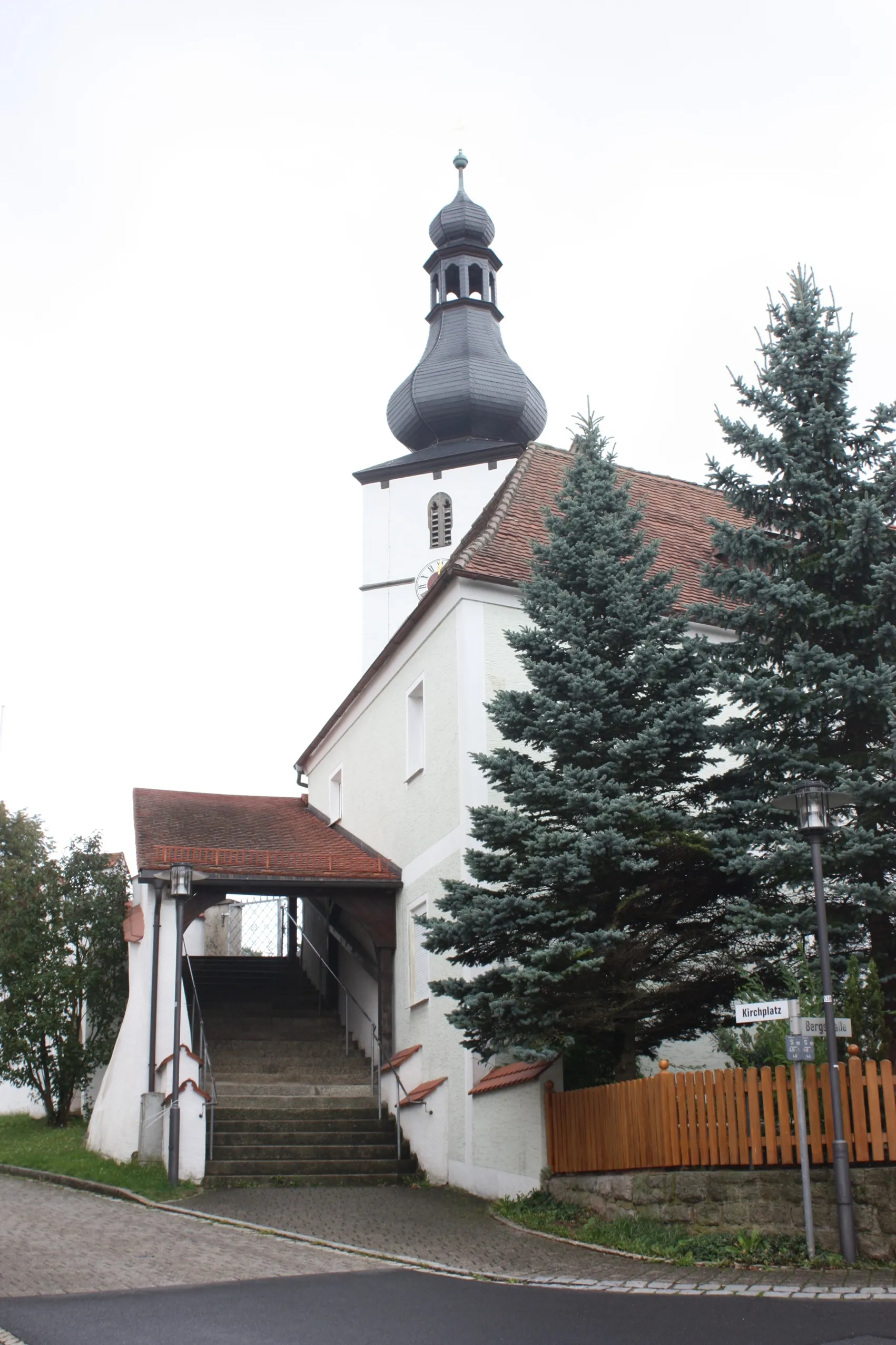 Photo showing: Kastl bei Kemnath, view to the village church