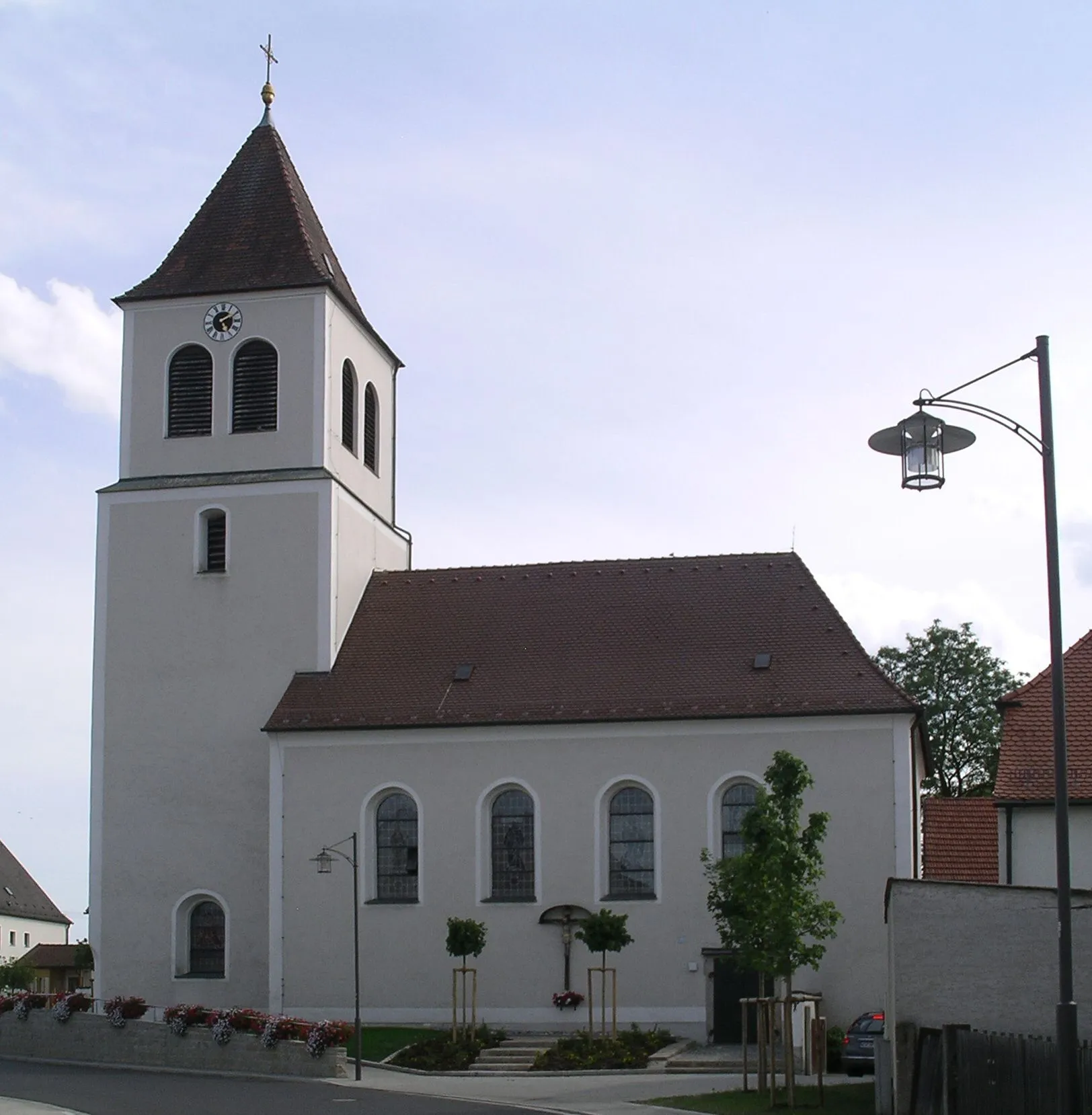 Photo showing: Church St. Jacob in Schirmitz, Germany.