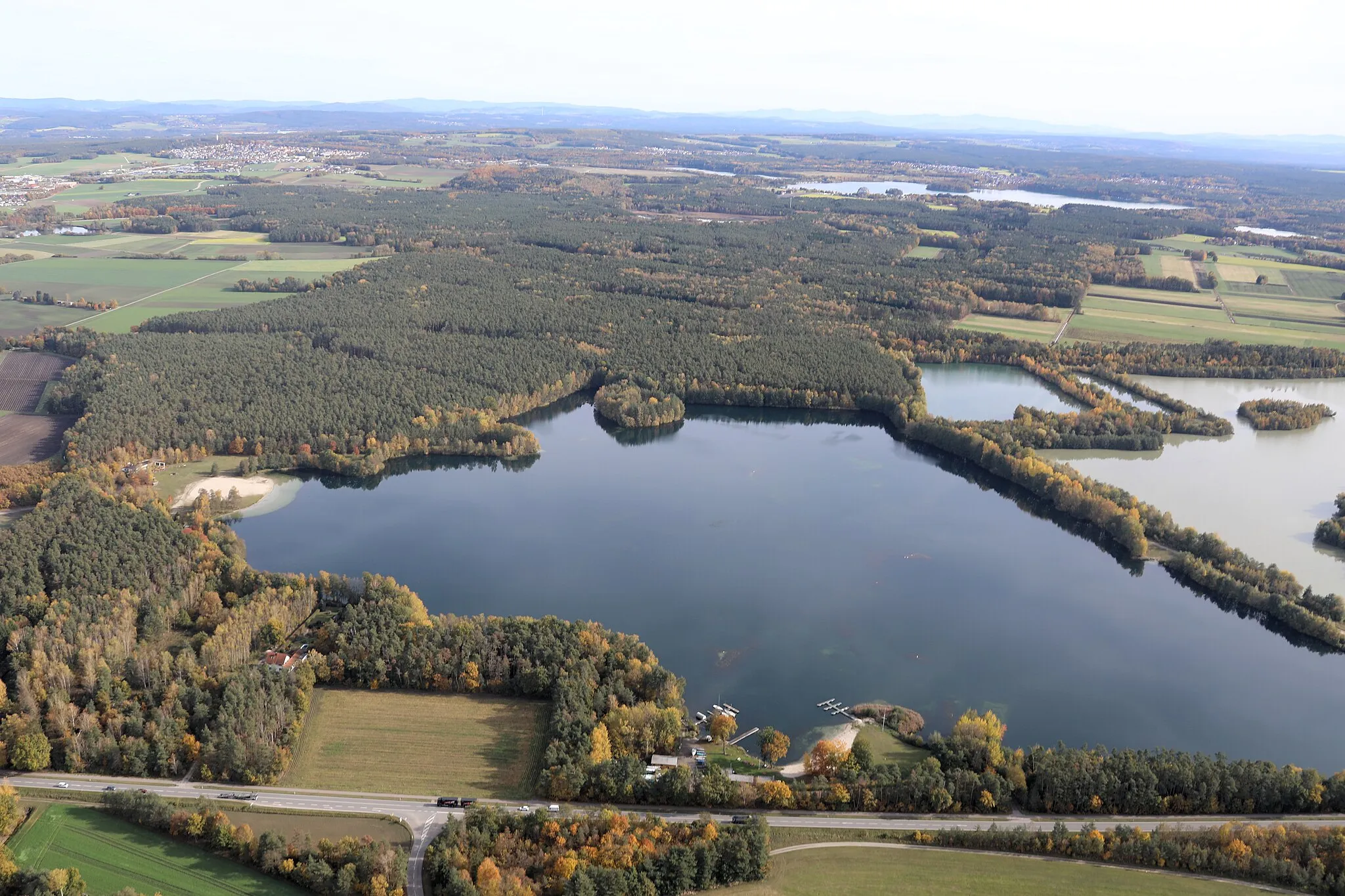 Photo showing: Klausensee bei Schwandorf, Oberpfalz, Bayern