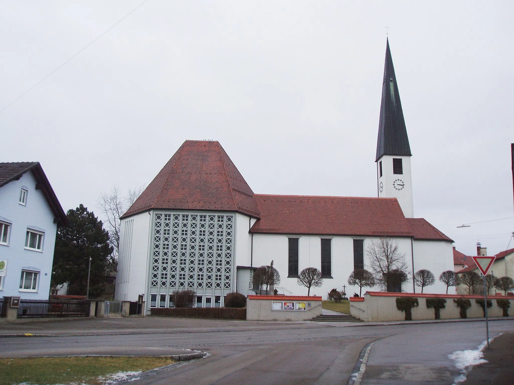 Photo showing: Eitensheim im Landkreis Eichstätt, Pfarrkirche St. Andreas