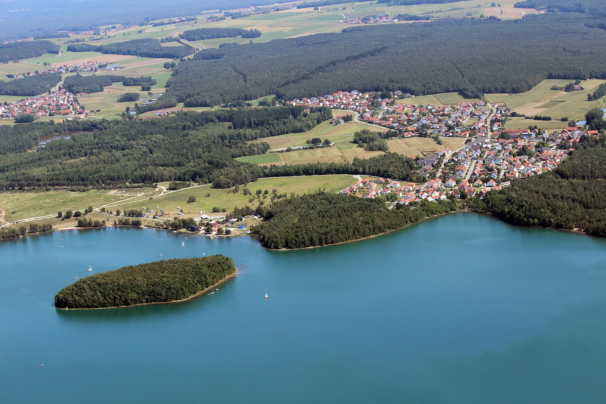 Photo showing: Steinberger See im Oberpfälzer Seenland, Landkreis Schwandorf, Oberpfalz Bayern (2012)