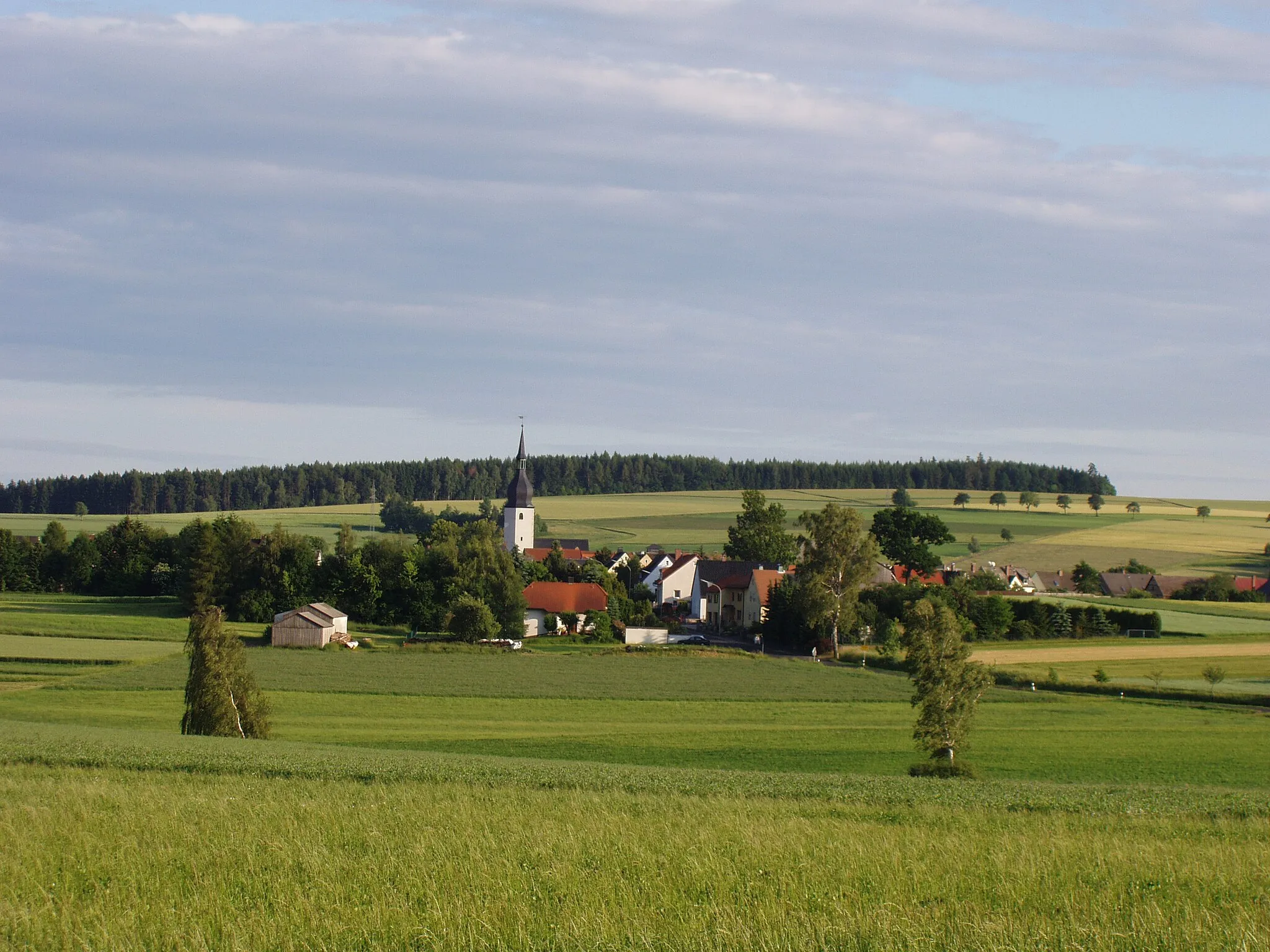 Photo showing: Markt Thiersheim - Blick von Norden