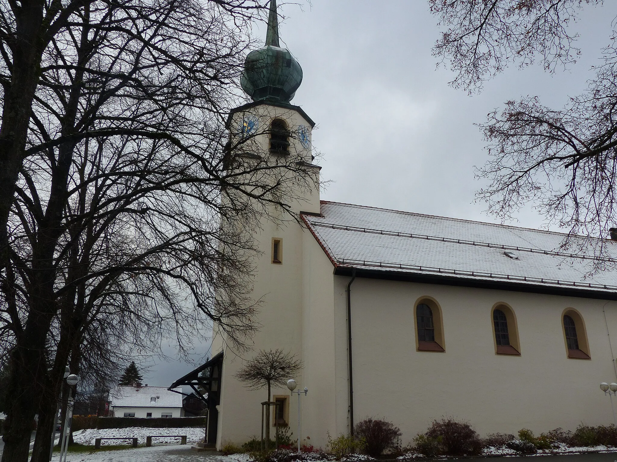 Photo showing: Langbau und Turm