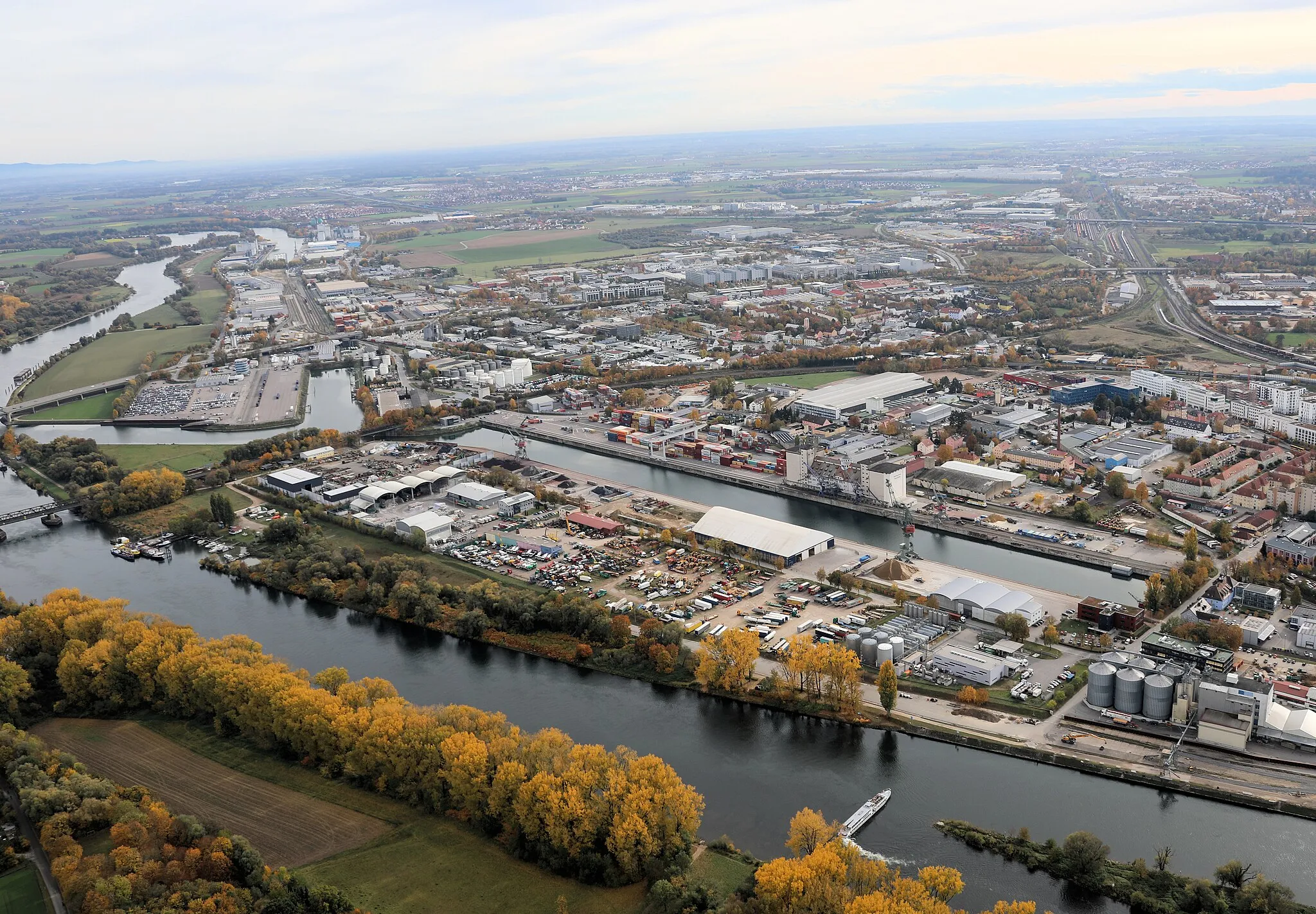 Photo showing: Hafen Regensburg, Oberpfalz, Bayern