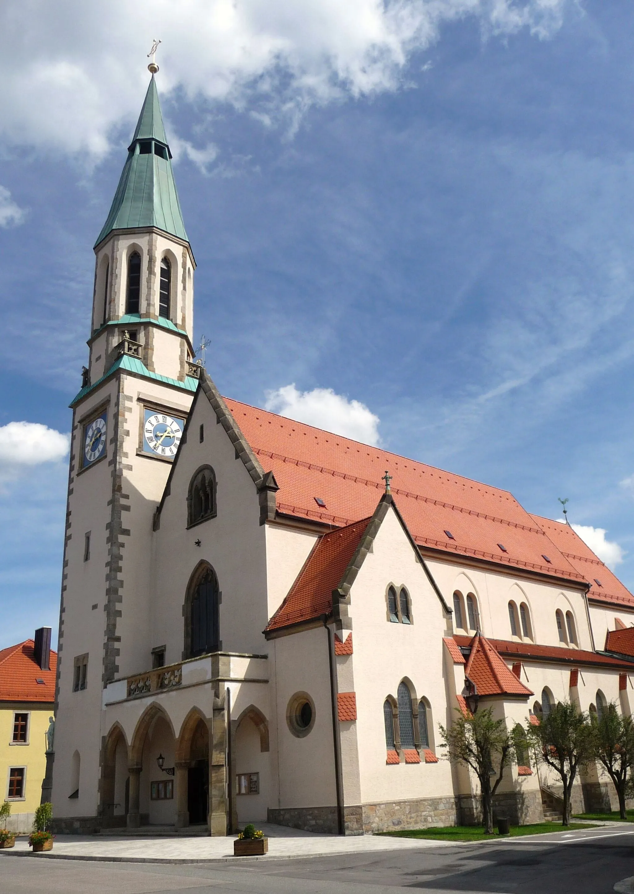Photo showing: Die katholische Pfarrkirche St. Sigismund in Pleystein
