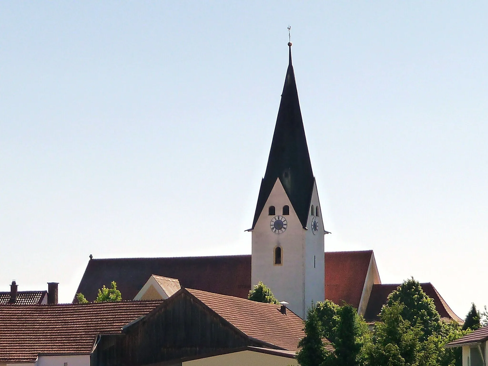 Photo showing: Die Pfarrkirche St. Martin in Laberweinting