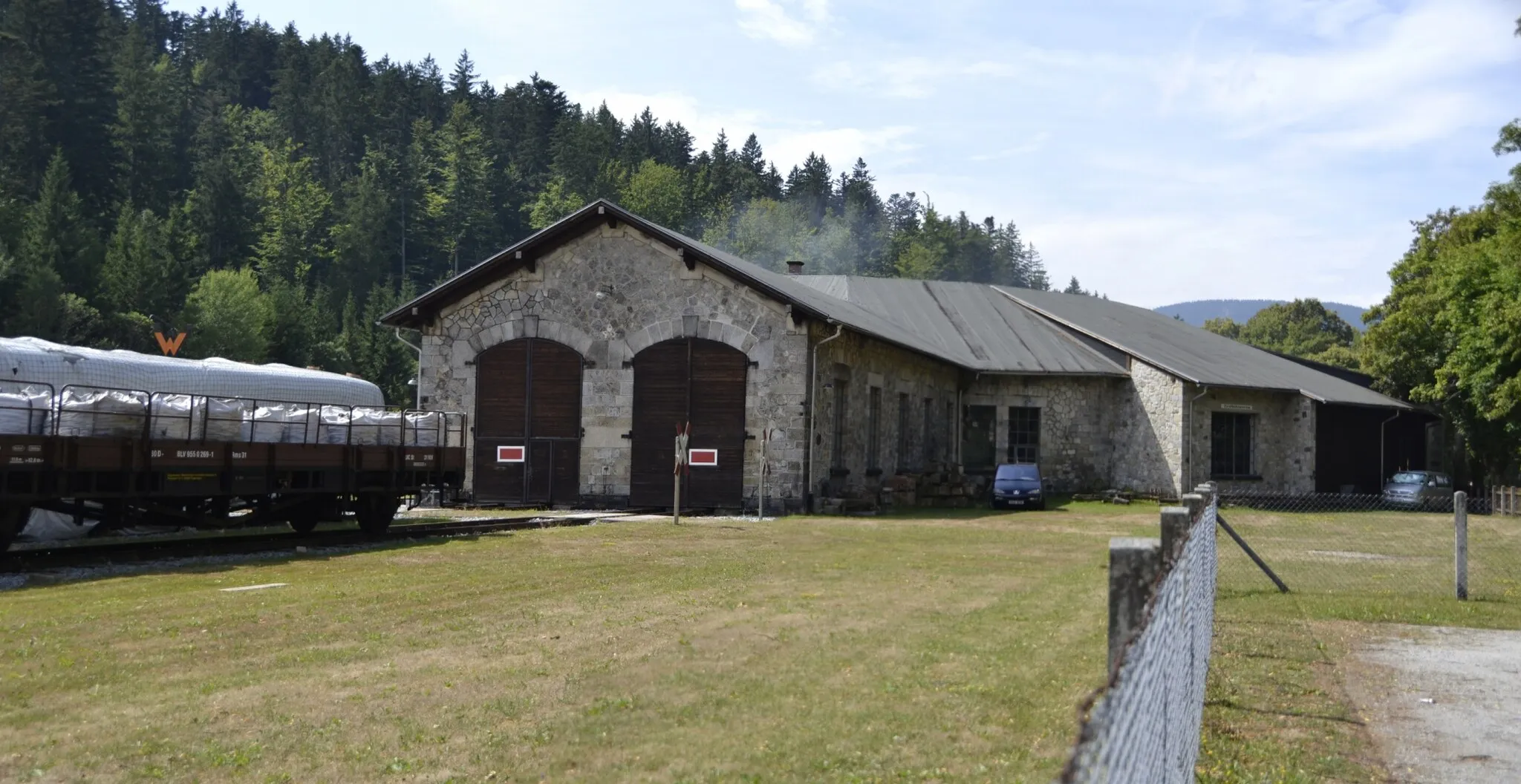 Photo showing: Das Localbahnmuseum in Bayerisch Eisenstein.