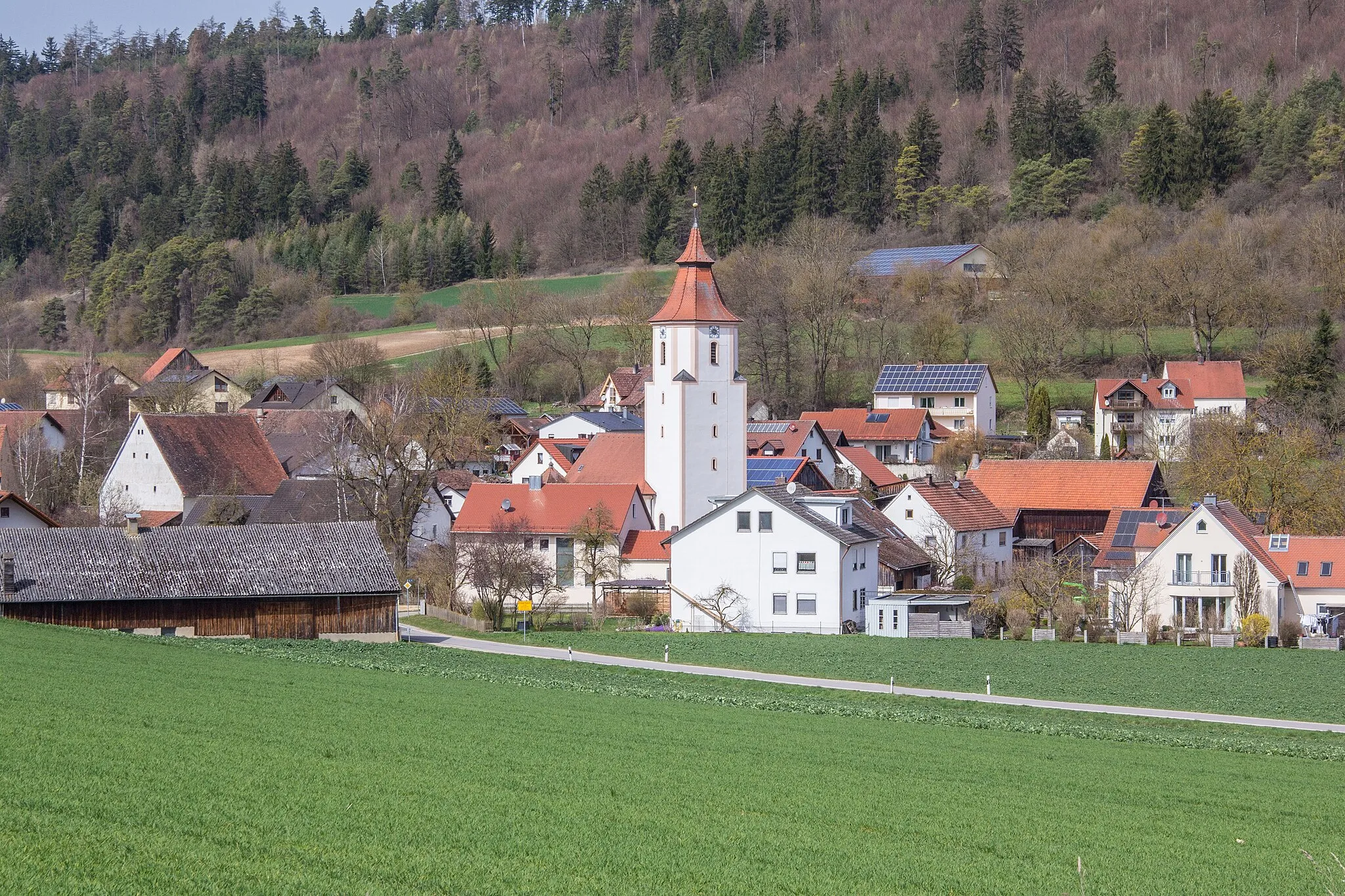 Photo showing: Biberbach, Ortsansicht