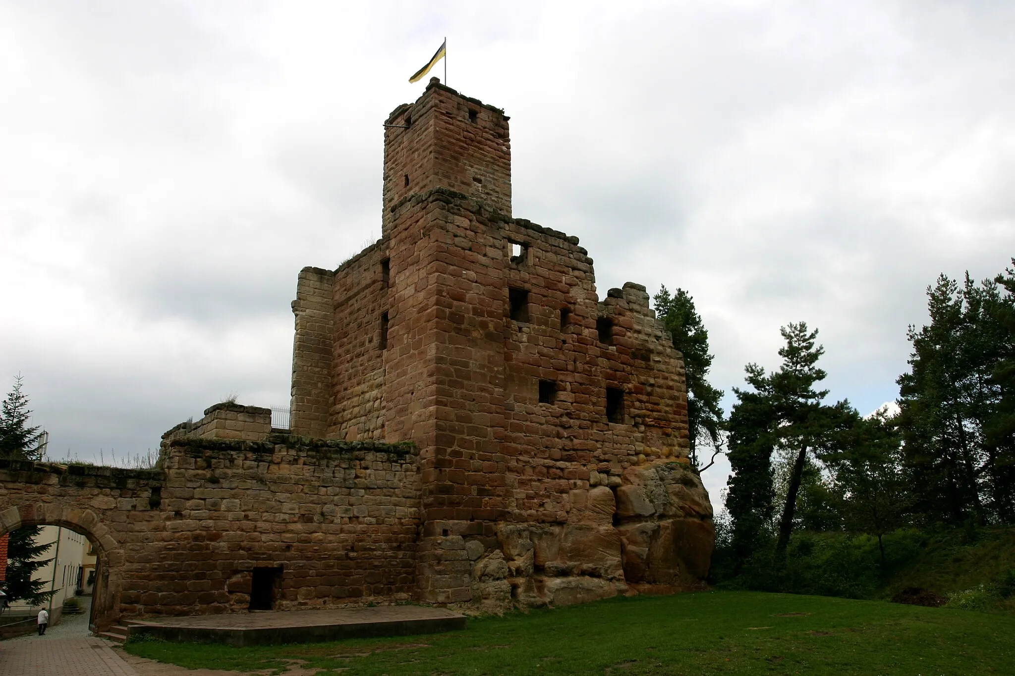 Photo showing: Picture from Hilpoltstein (Bayern), Burgruine