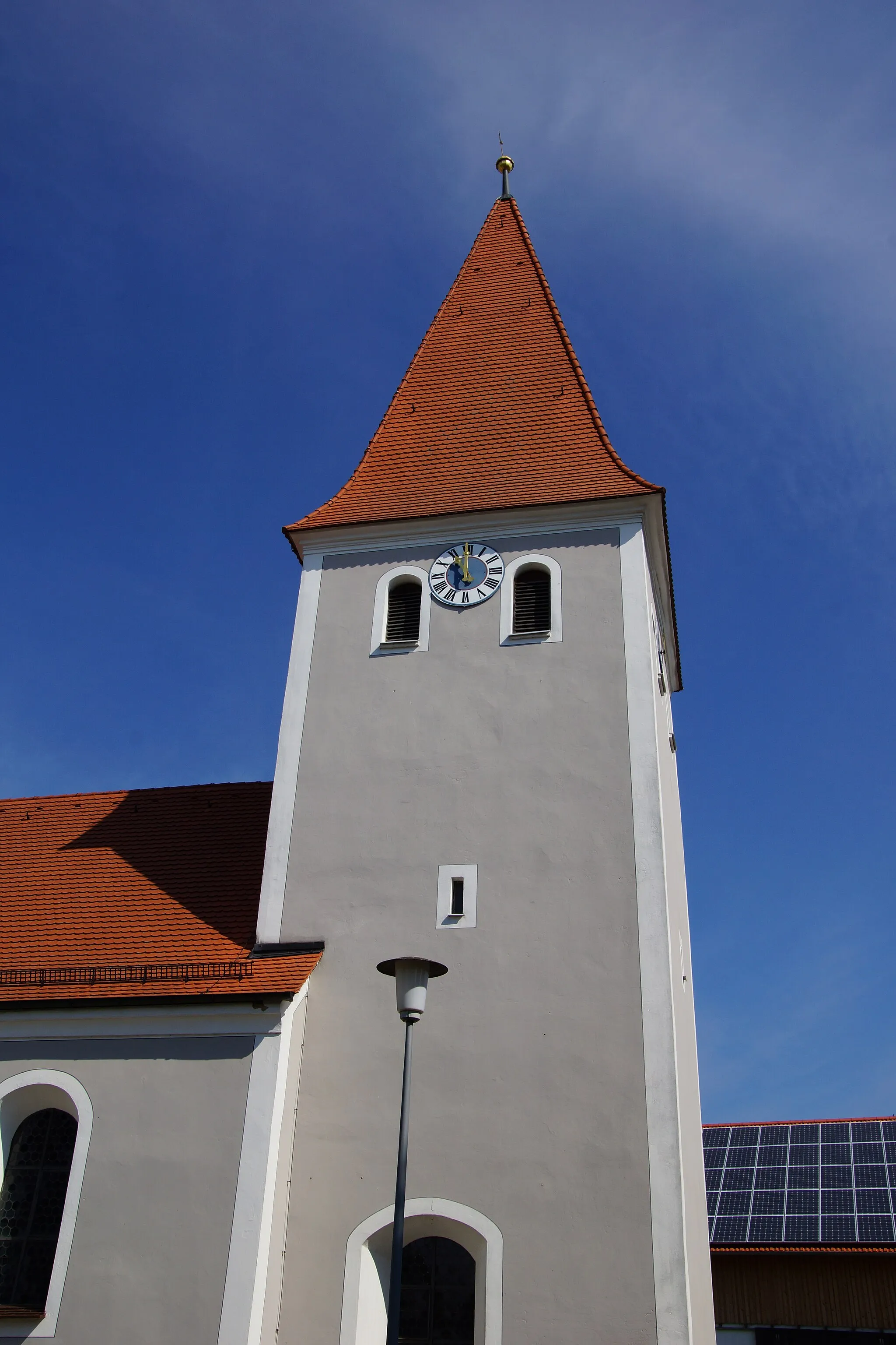 Photo showing: Die katholische Filialkirche St. Wolfgang im Juraort Litterzhofen, Stadt Eichstätt: