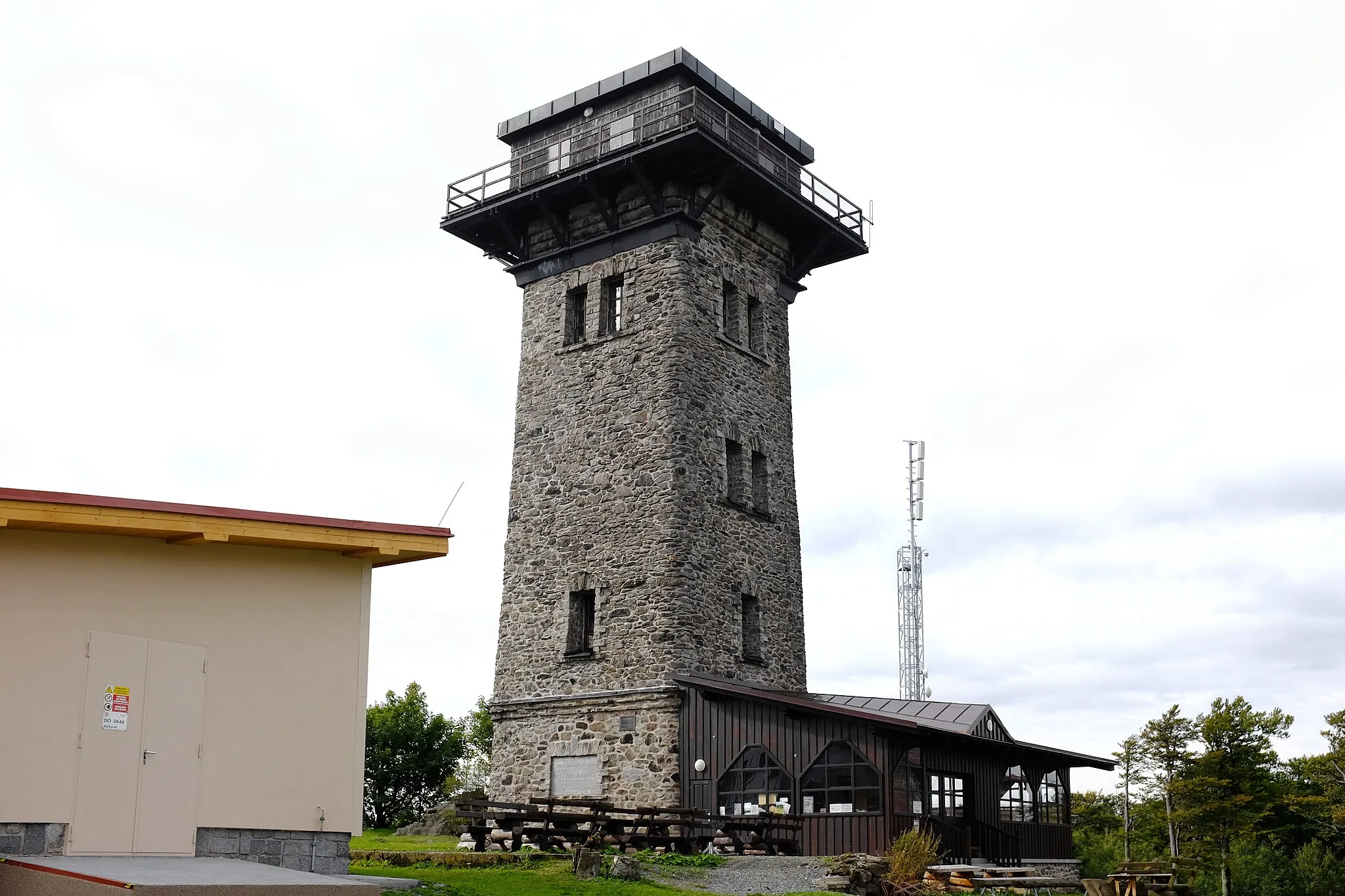 Photo showing: Čerchov (1042 m), Kurzova rozhledna, Český les, okres Domažlice