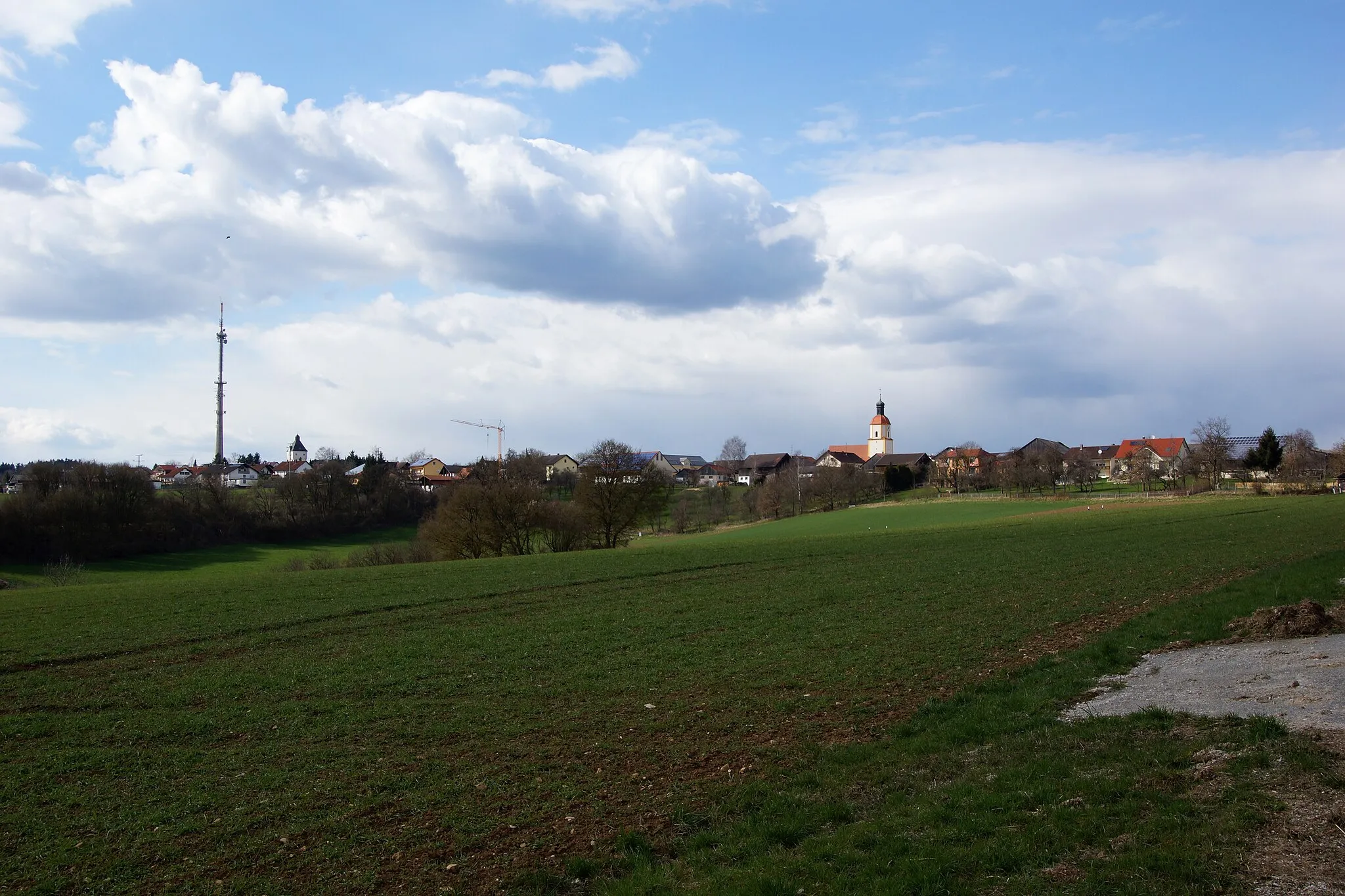 Photo showing: Das Pfarrdorf Gelbelsee zwischen Kipfenberg und Denkendorf