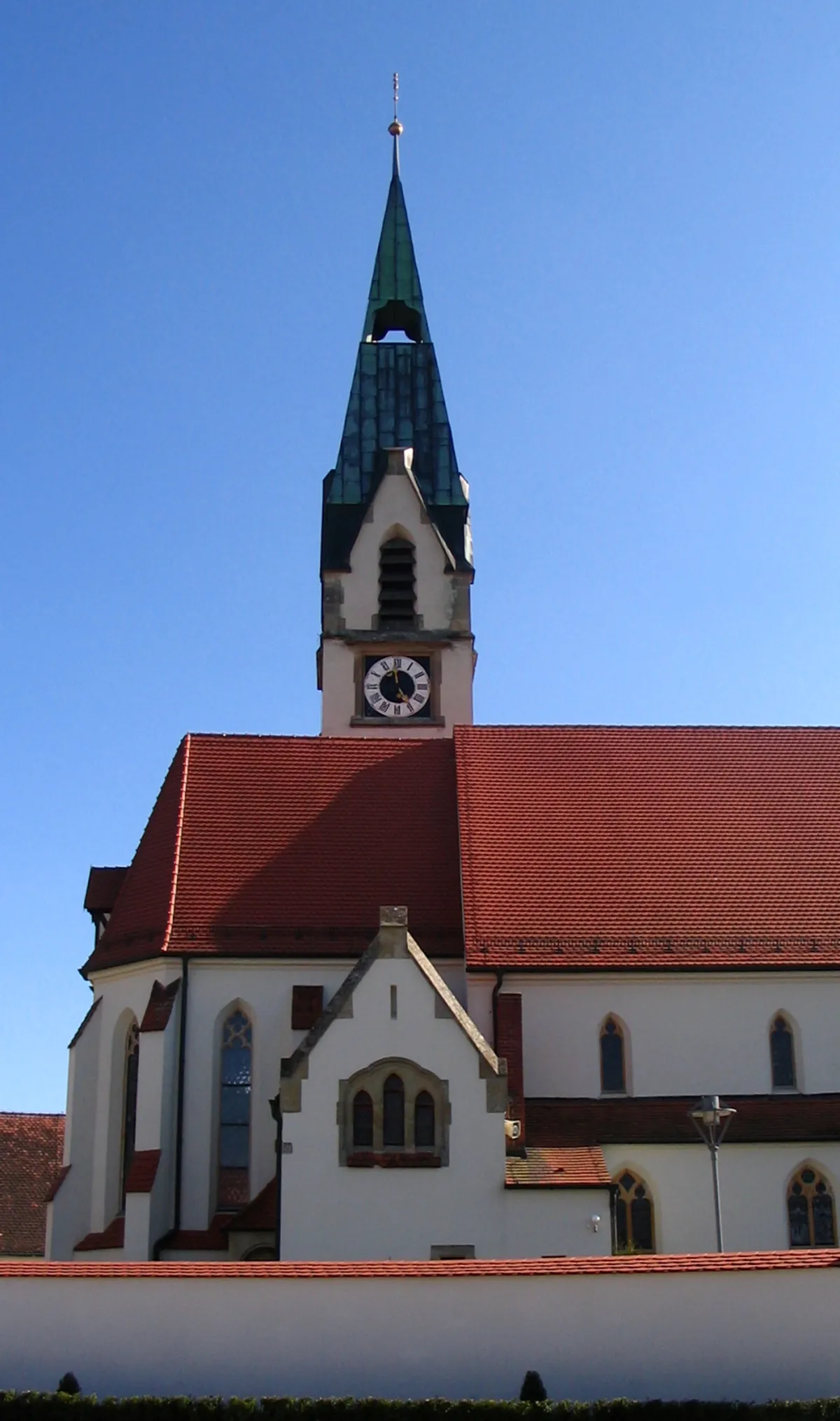 Photo showing: Pullach, Ortsteil der Stadt Abensberg, Landkreis Kelheim, Niederbayern: Die Pfarrkirche St. Nikolaus