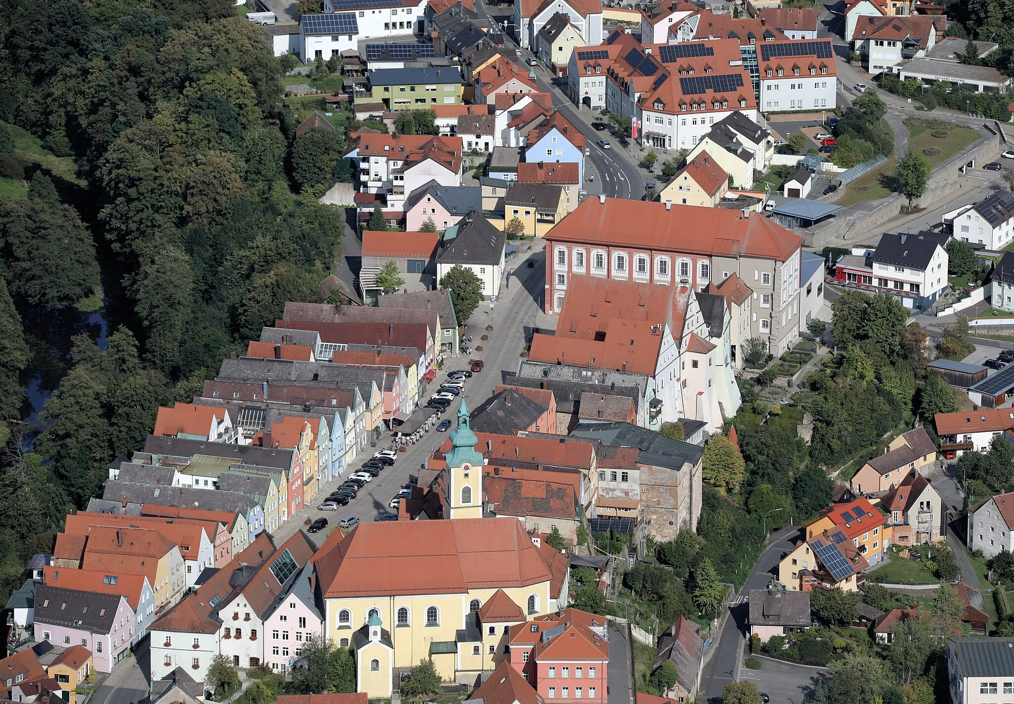 Photo showing: Historischer Stadtkern von Neustadt an der Waldnaab, Oberpfalz, Bayern
