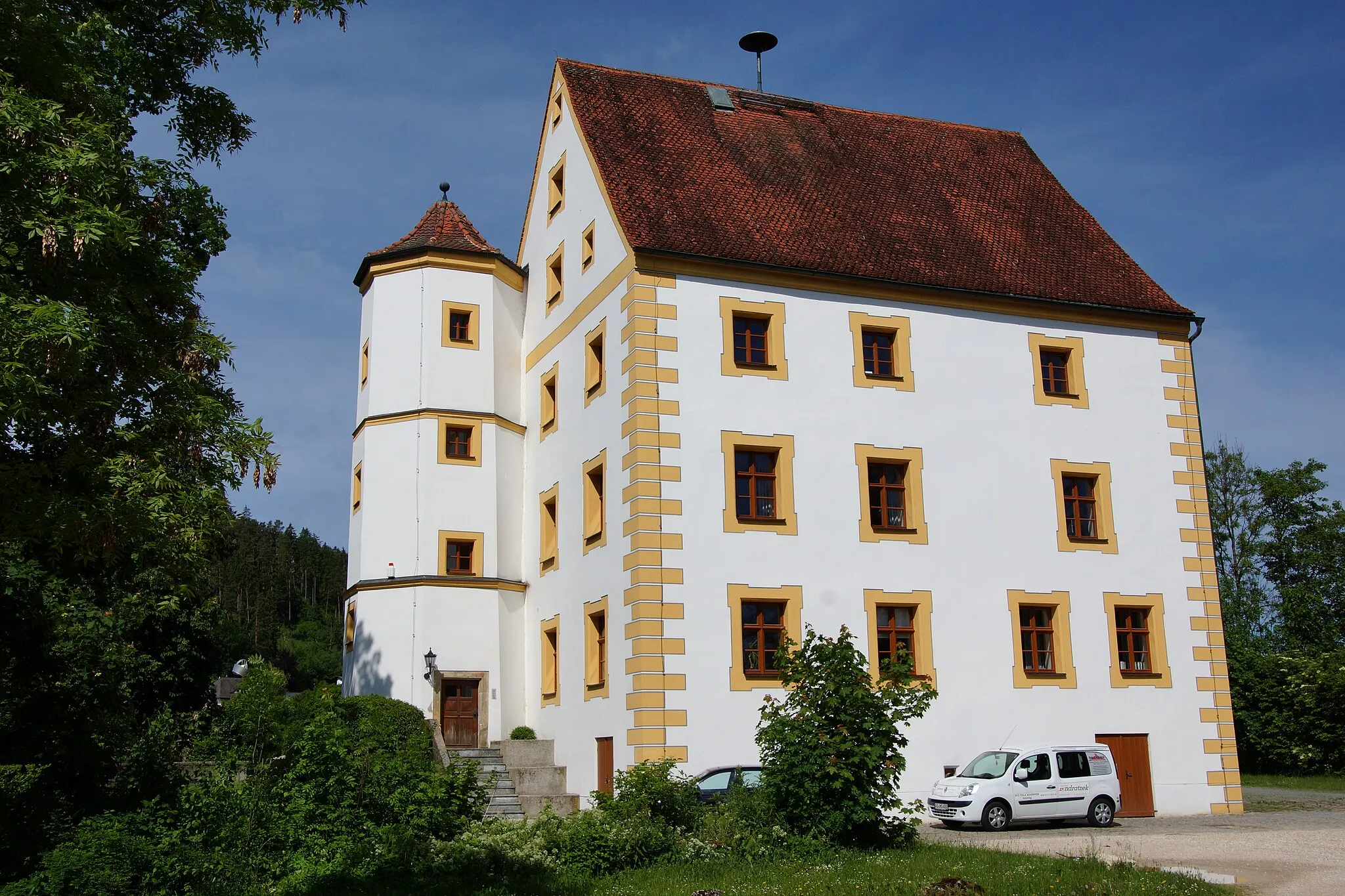 Photo showing: Das obere Schloss in Schmidmühlen