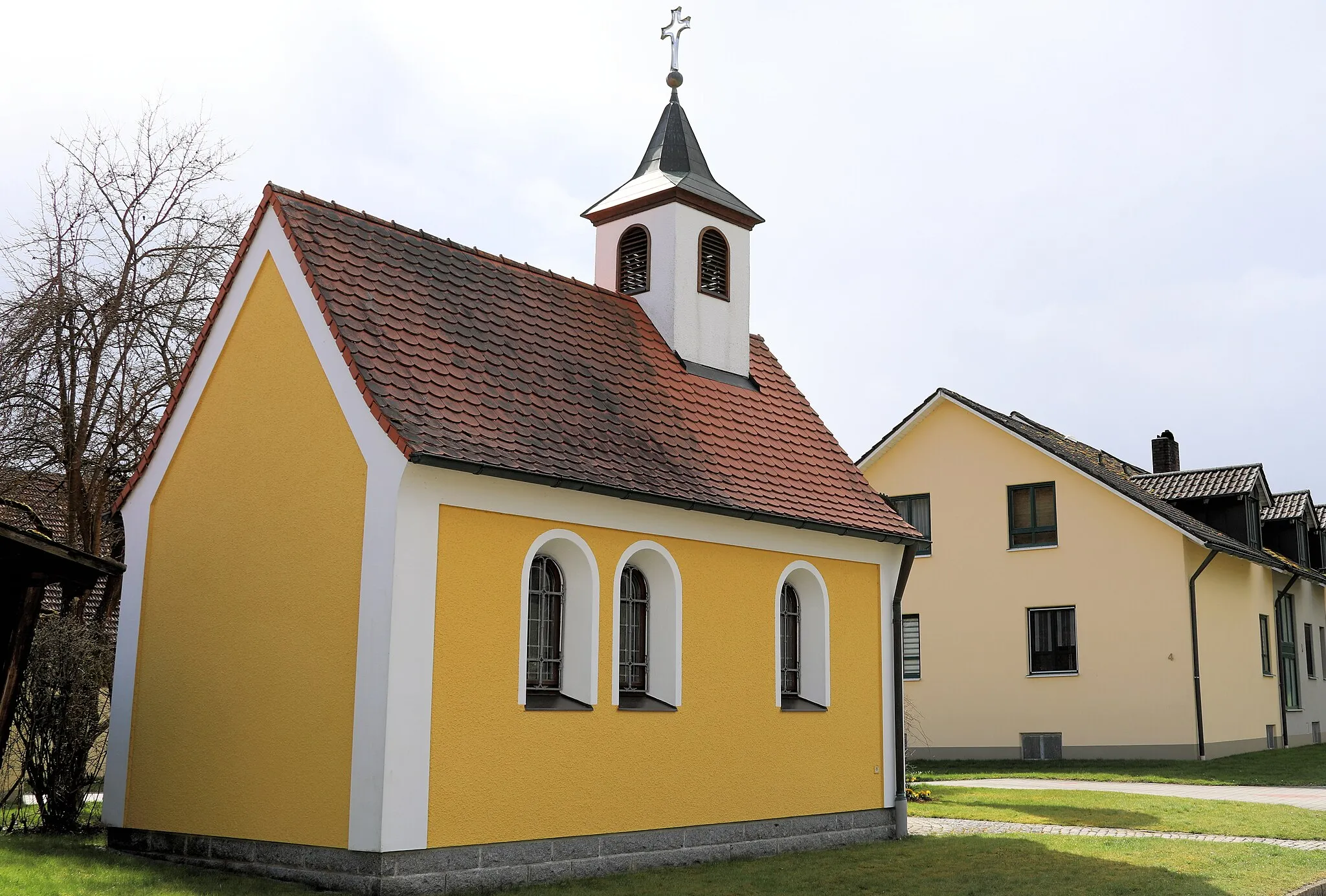 Photo showing: Kapelle in Oberkonhof, Gemeinde Altendorf, Landkreis Schwandorf, Oberpfalz, Bayern