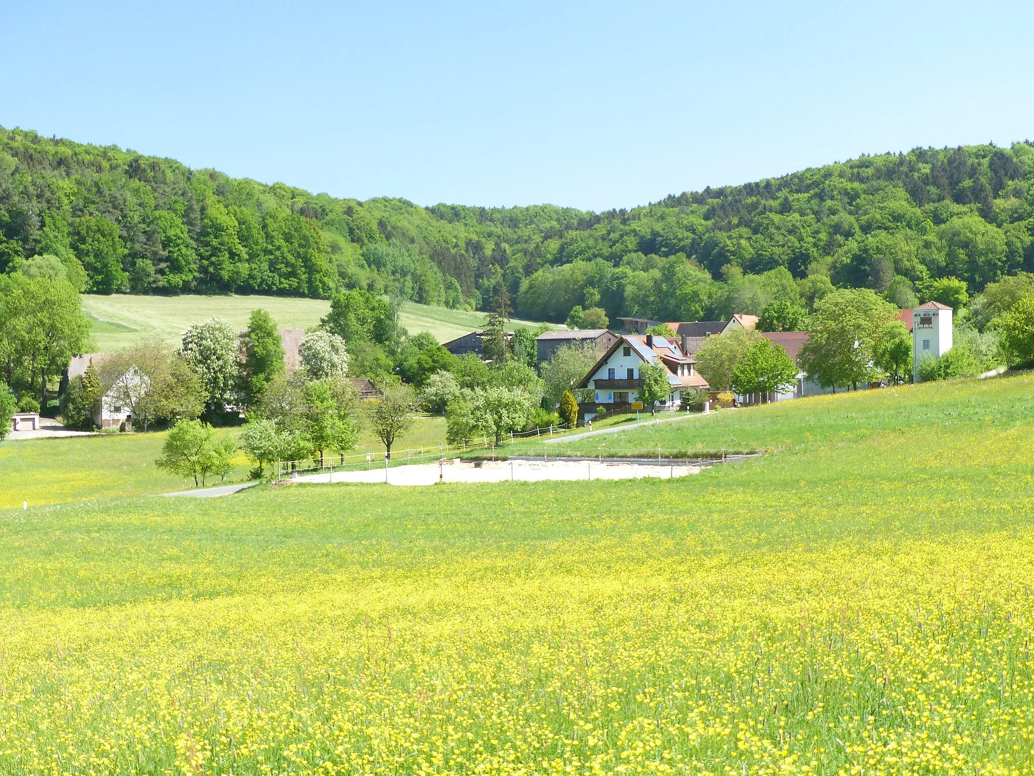 Photo showing: The village Oberndorf, part of the municipality of Offenhausen