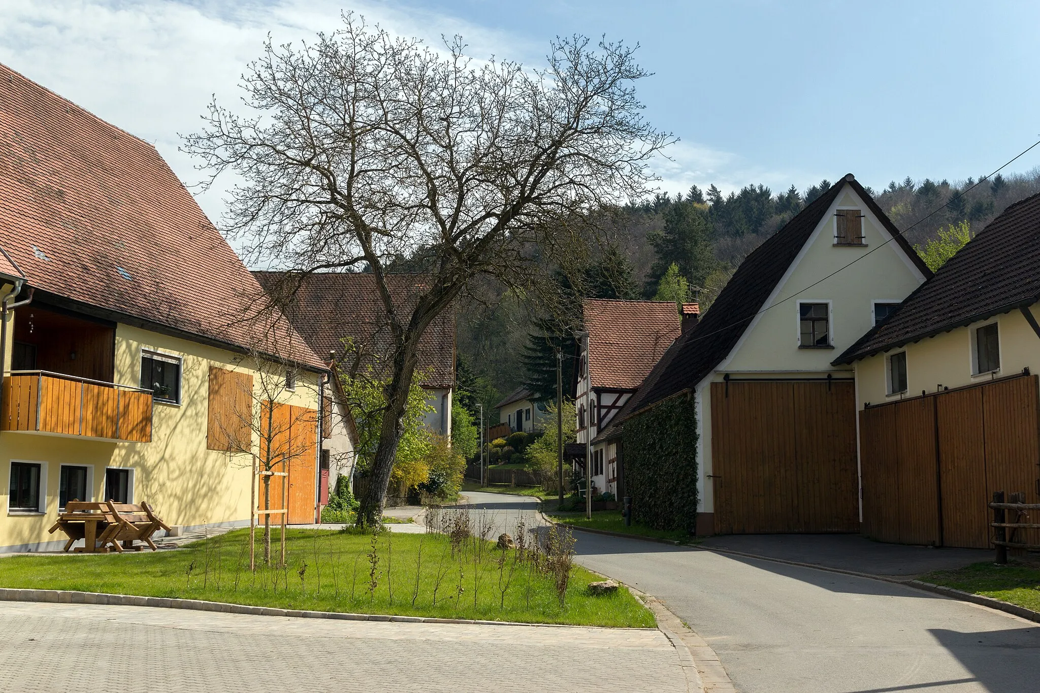 Photo showing: Oberndorf, Offenhausen, Ortskern