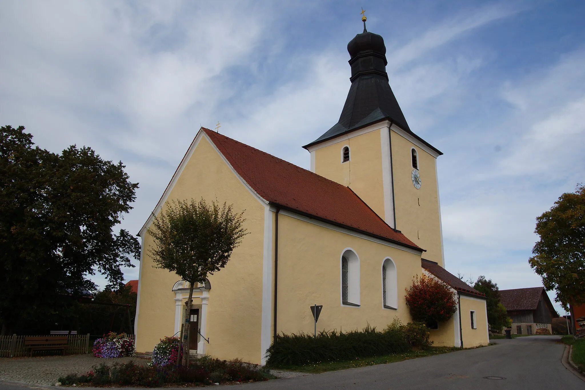 Photo showing: St Stephanus in Langenthonhausen bei Breitenbrunn