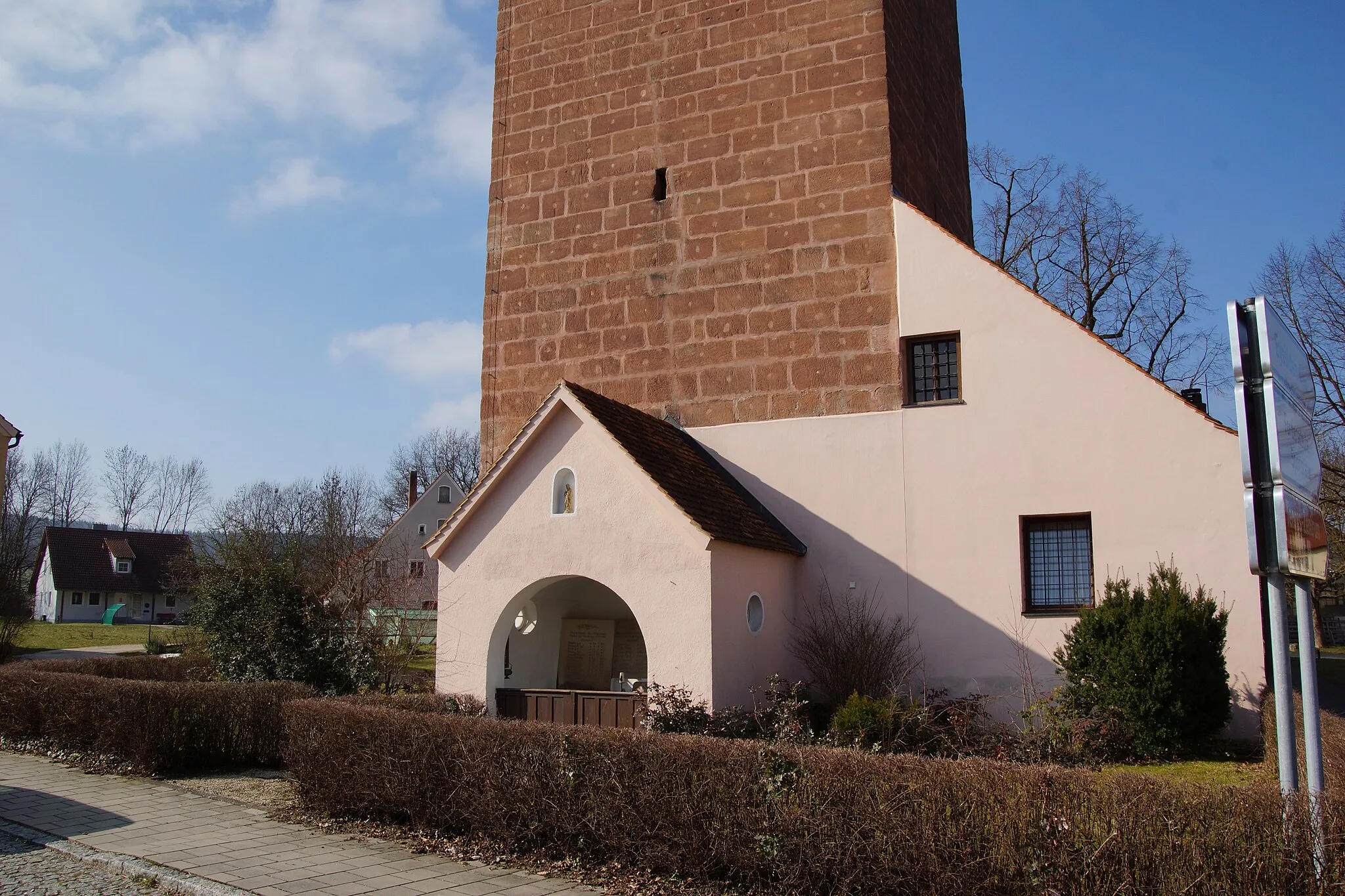 Photo showing: Die katholische Pfarrkirche St. Michael in Weinsfeld bei Hilpoltstein