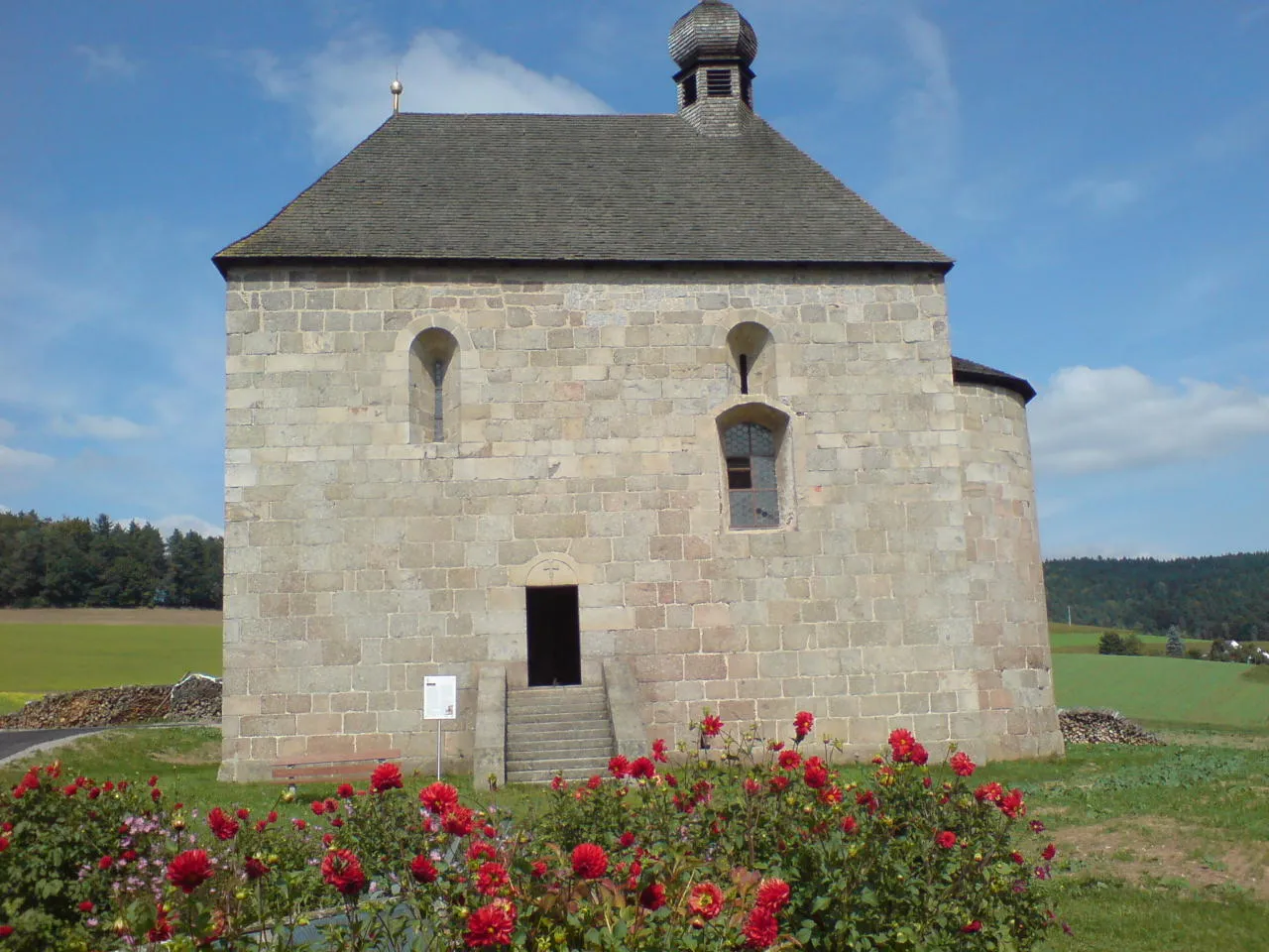 Photo showing: Saint-Giles, chapel from the 12. c., Schoenfeld/Wald, Bavarian Forest