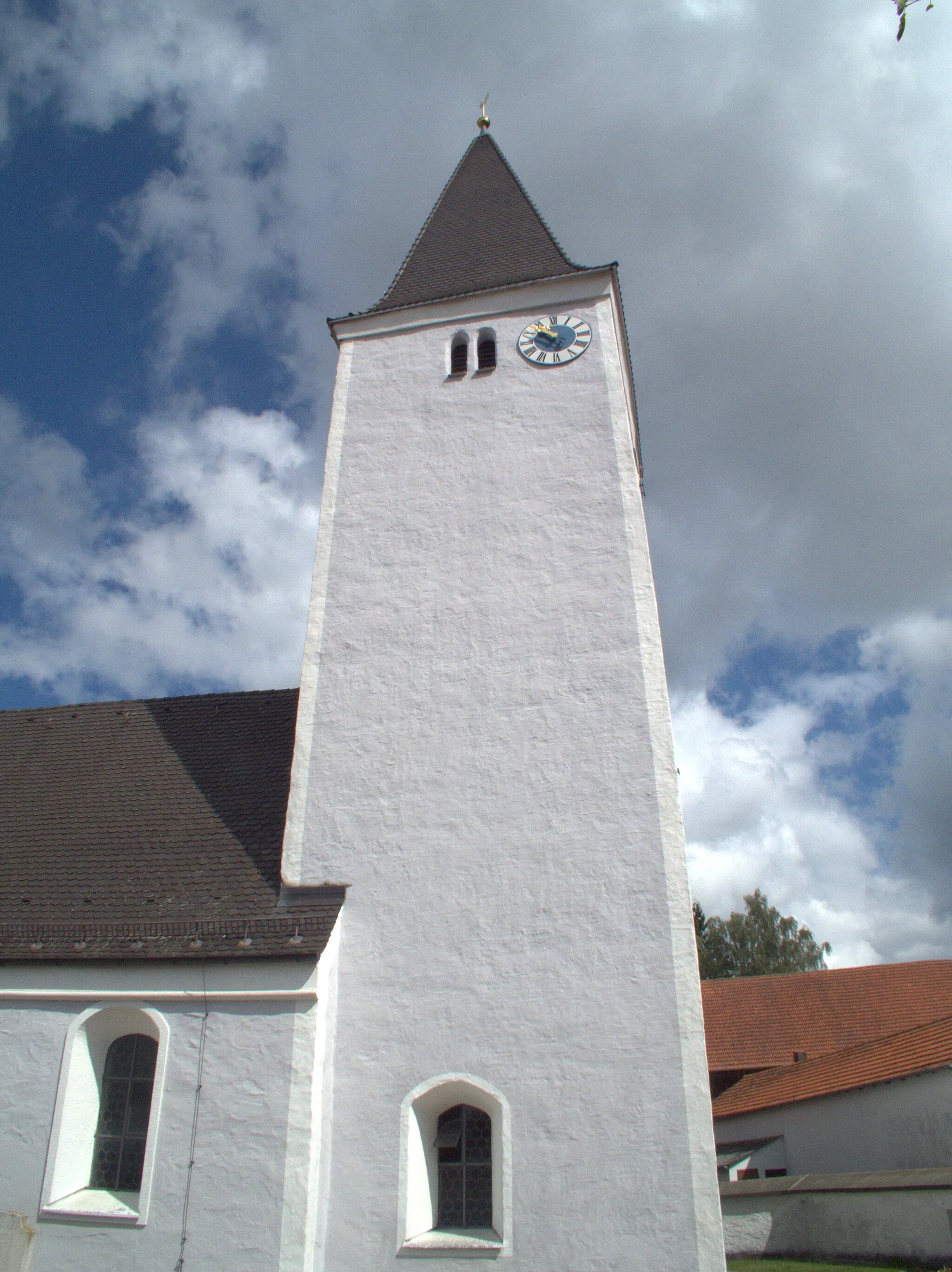 Photo showing: Die katholische Filialkirche St. Martin in Leutenbach, Gemeinde Deining in der Oberpfalz: