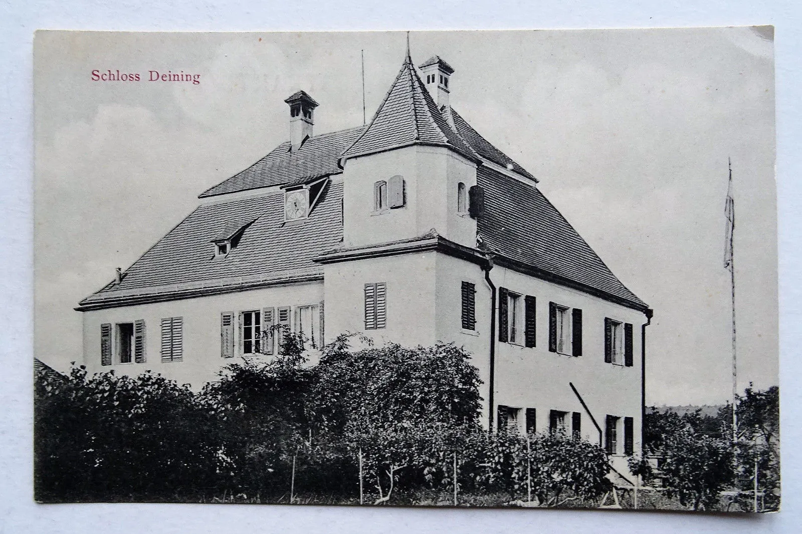 Photo showing: Ansichtskarte "Schloss Deining"