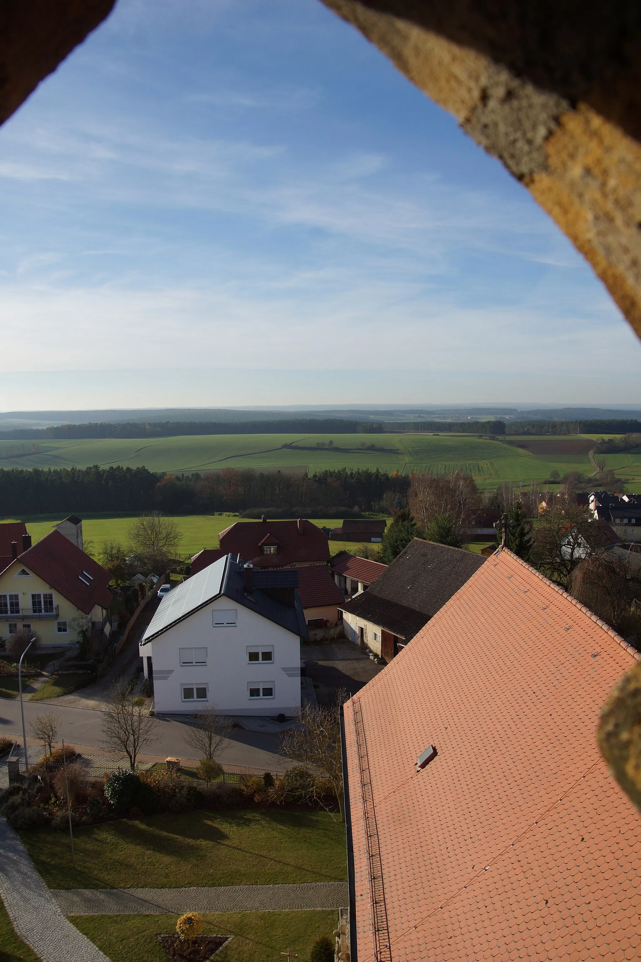 Photo showing: Die katholische Pfarrkirche im Oberpfälzer Pittersberg