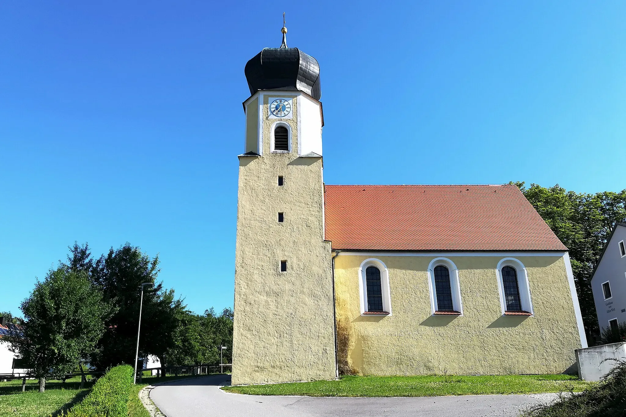 Photo showing: Katholische Filialkirche und ehemalige Schlosskapelle St. Ottilia.