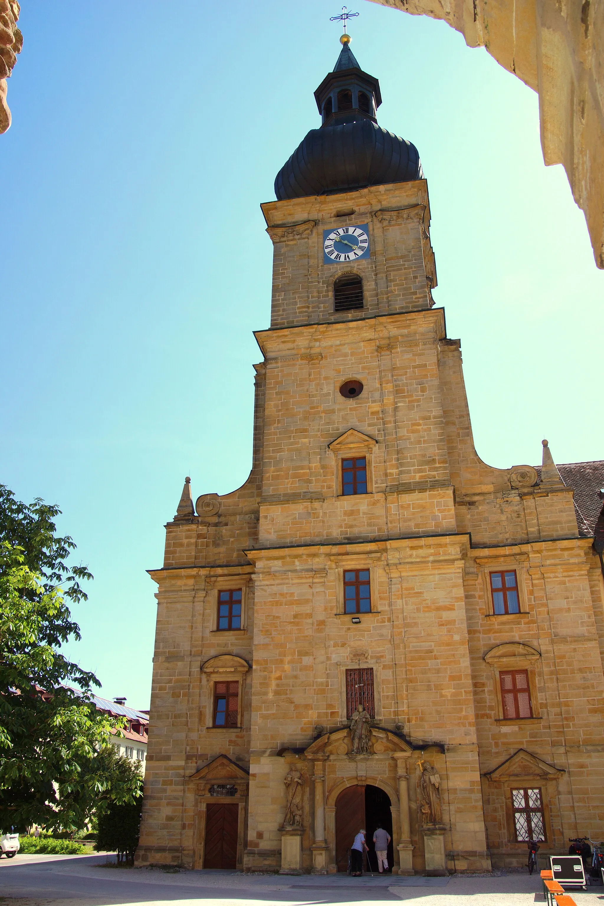 Photo showing: Die Klosterkirche St. Jakob im Oberpfälzischen Ensdorf