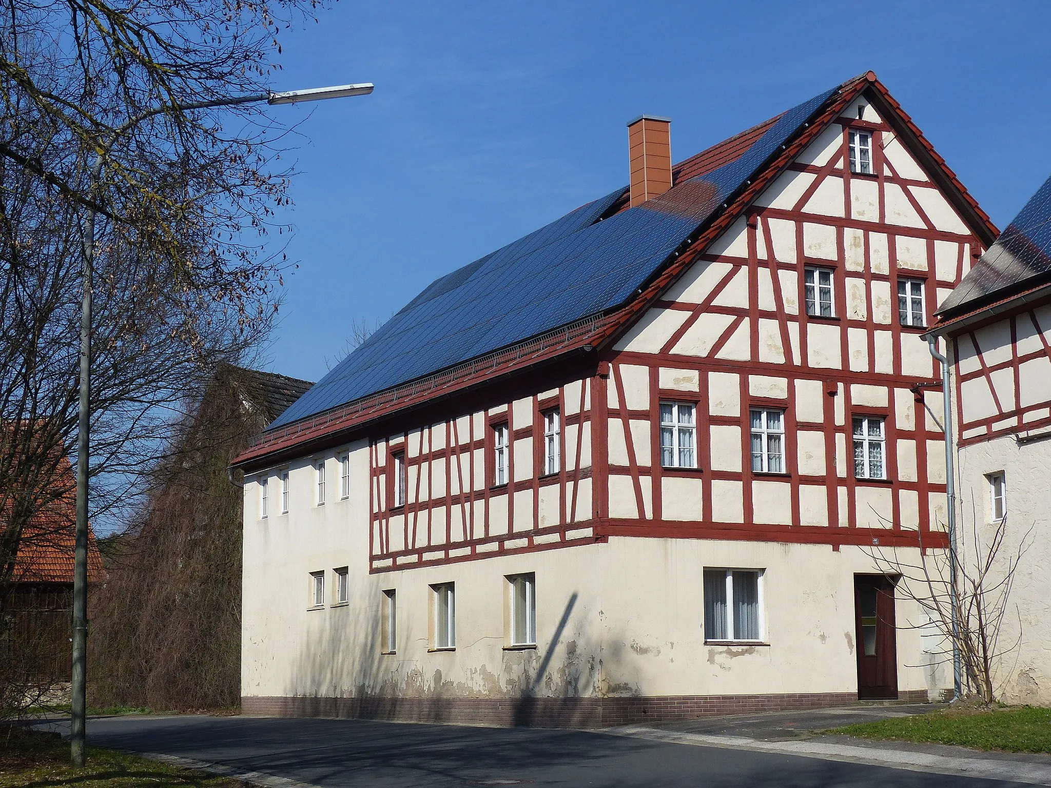 Photo showing: Aus der Mitte 19. Jahrhunderts stammendes Wohnstallhaus in Ottenhof