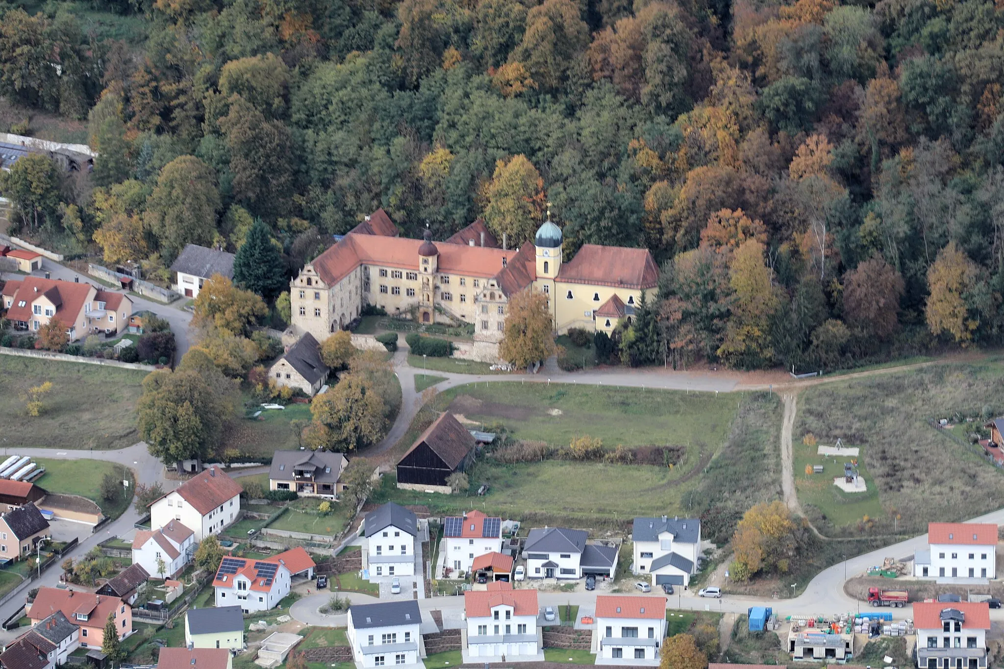 Photo showing: Schloss Münchshofen, Stadt Teublitz, Oberpfalz, Bayern