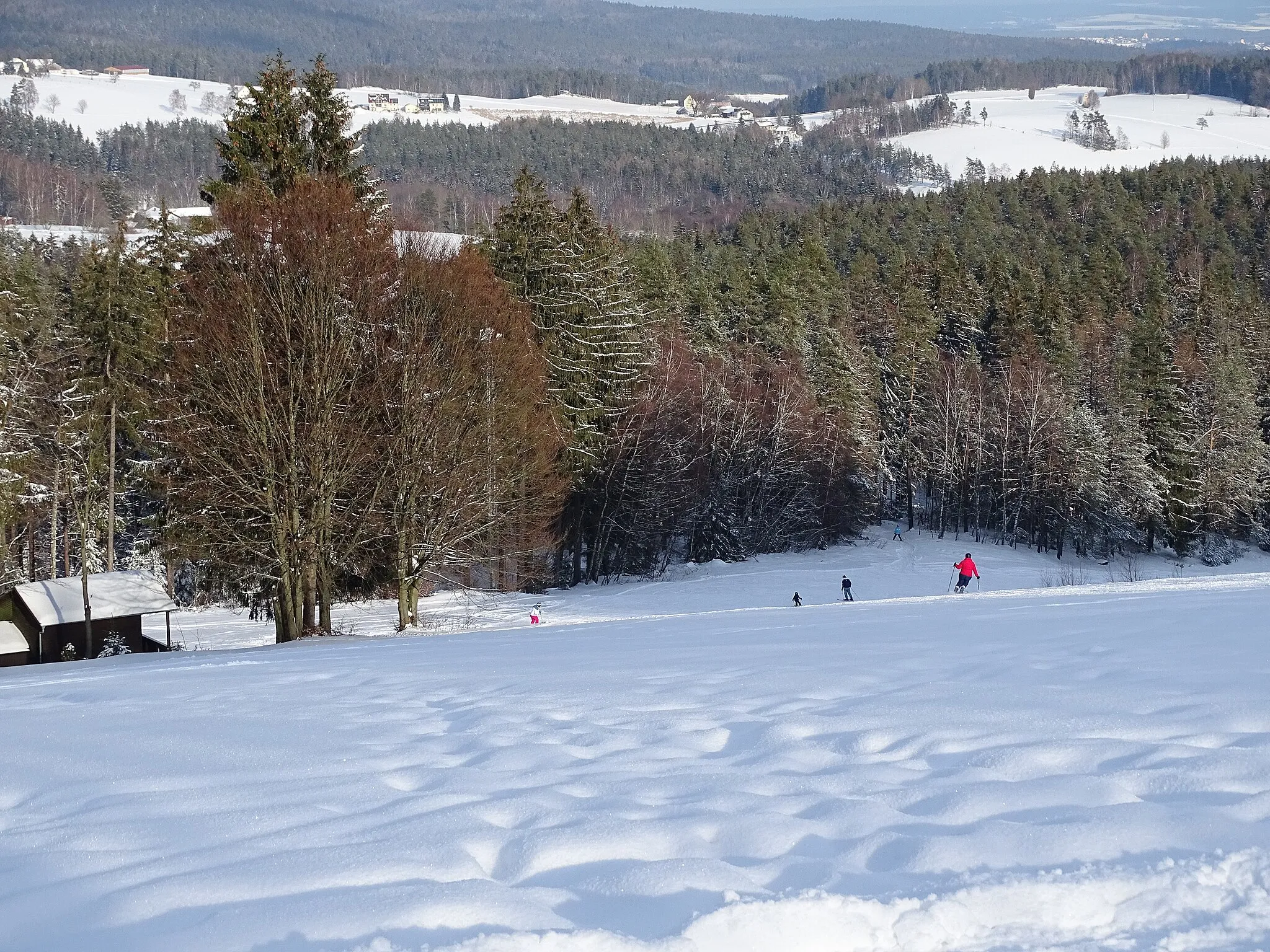 Photo showing: Skiabfahrt in Pfaben