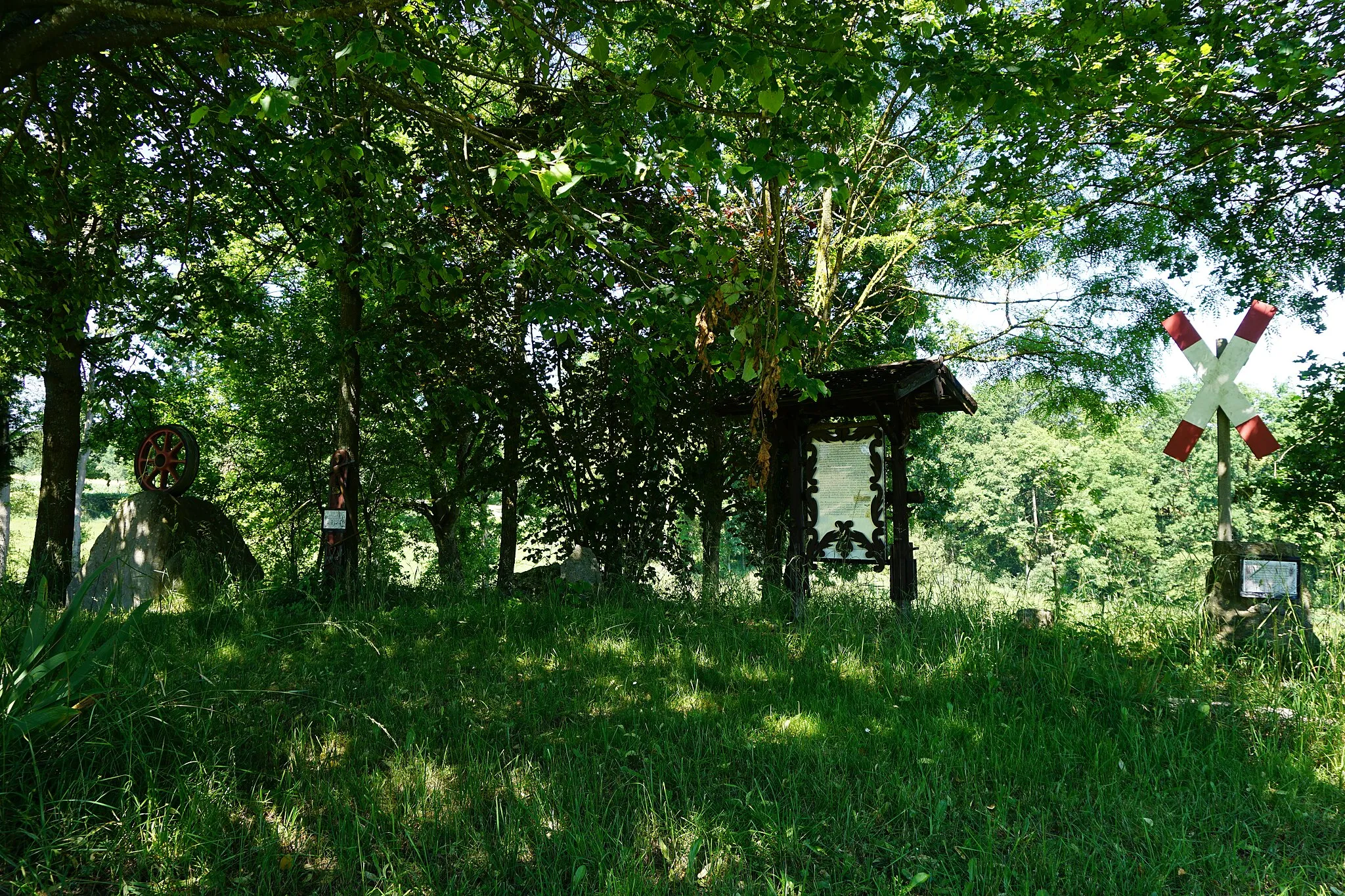 Photo showing: Freilichtmuseum bei Kilometerstein 16,2