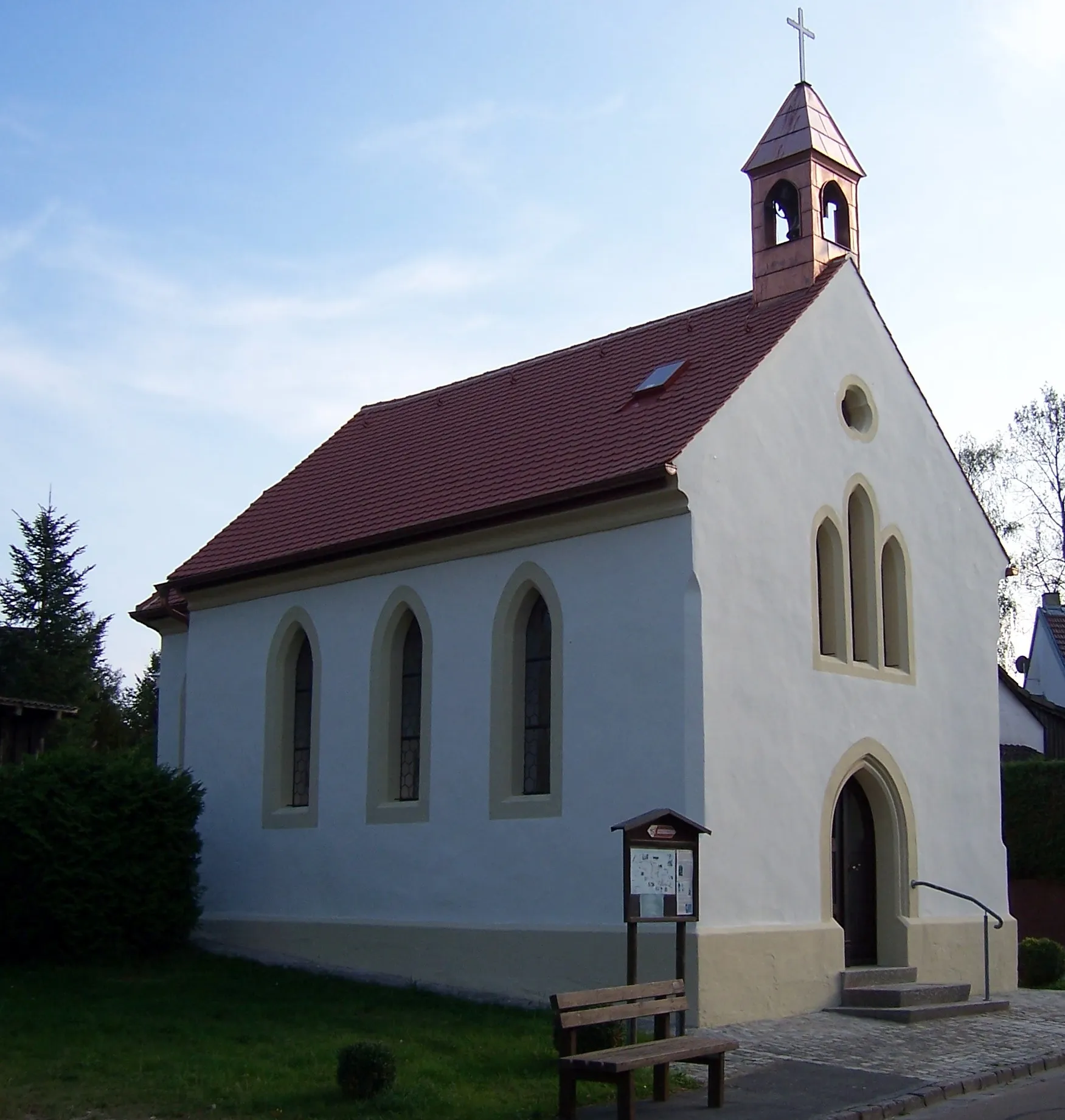 Photo showing: St. Anna Kapelle, Ortsteil Nasnitz, Gemeinde Auerbach in der Oberpfalz