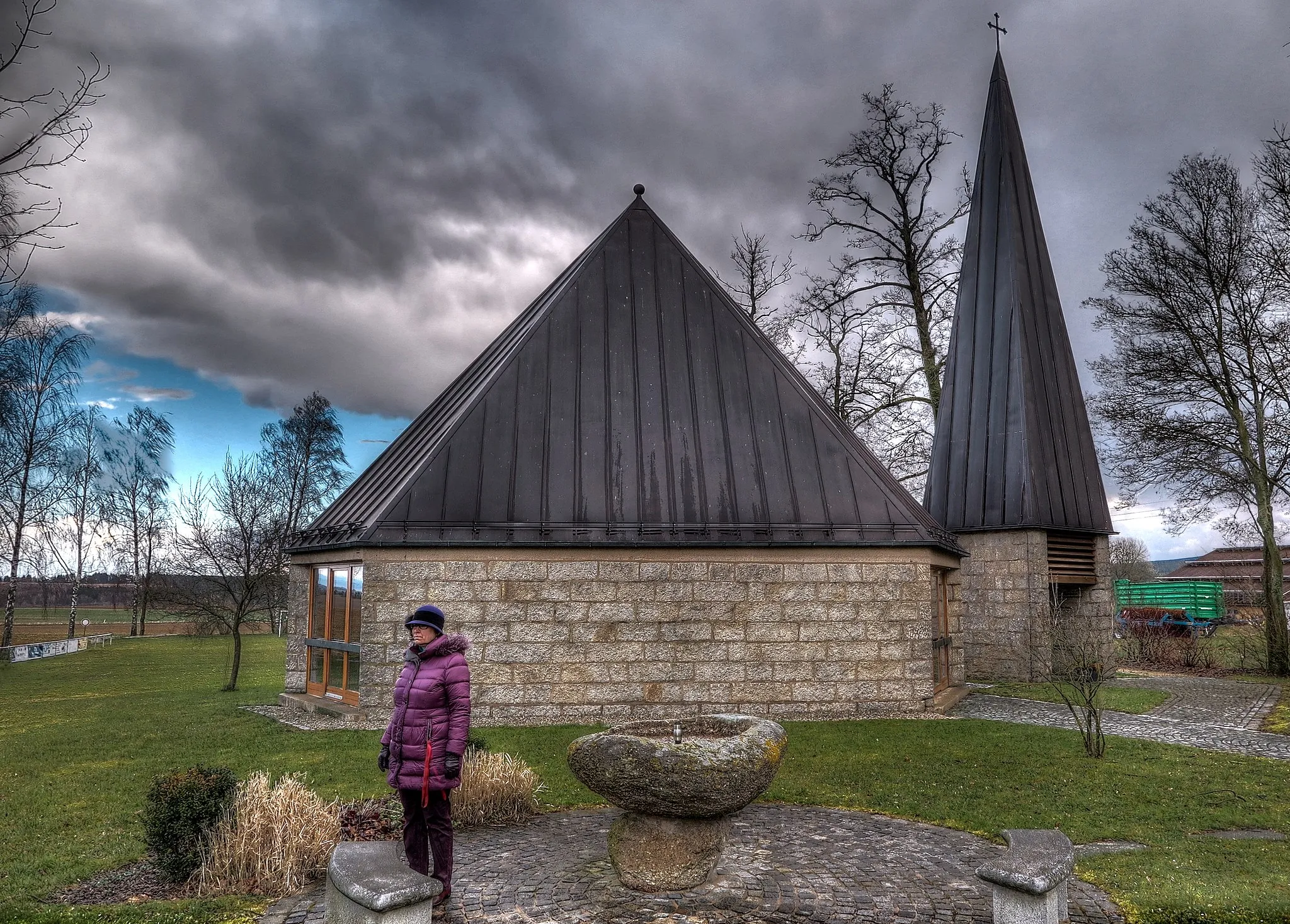 Photo showing: Deutschland, Bayern, Oberpfalz, Waldsassen, Ortsteil Hatzenreuth, Bruder Klaus Kapelle