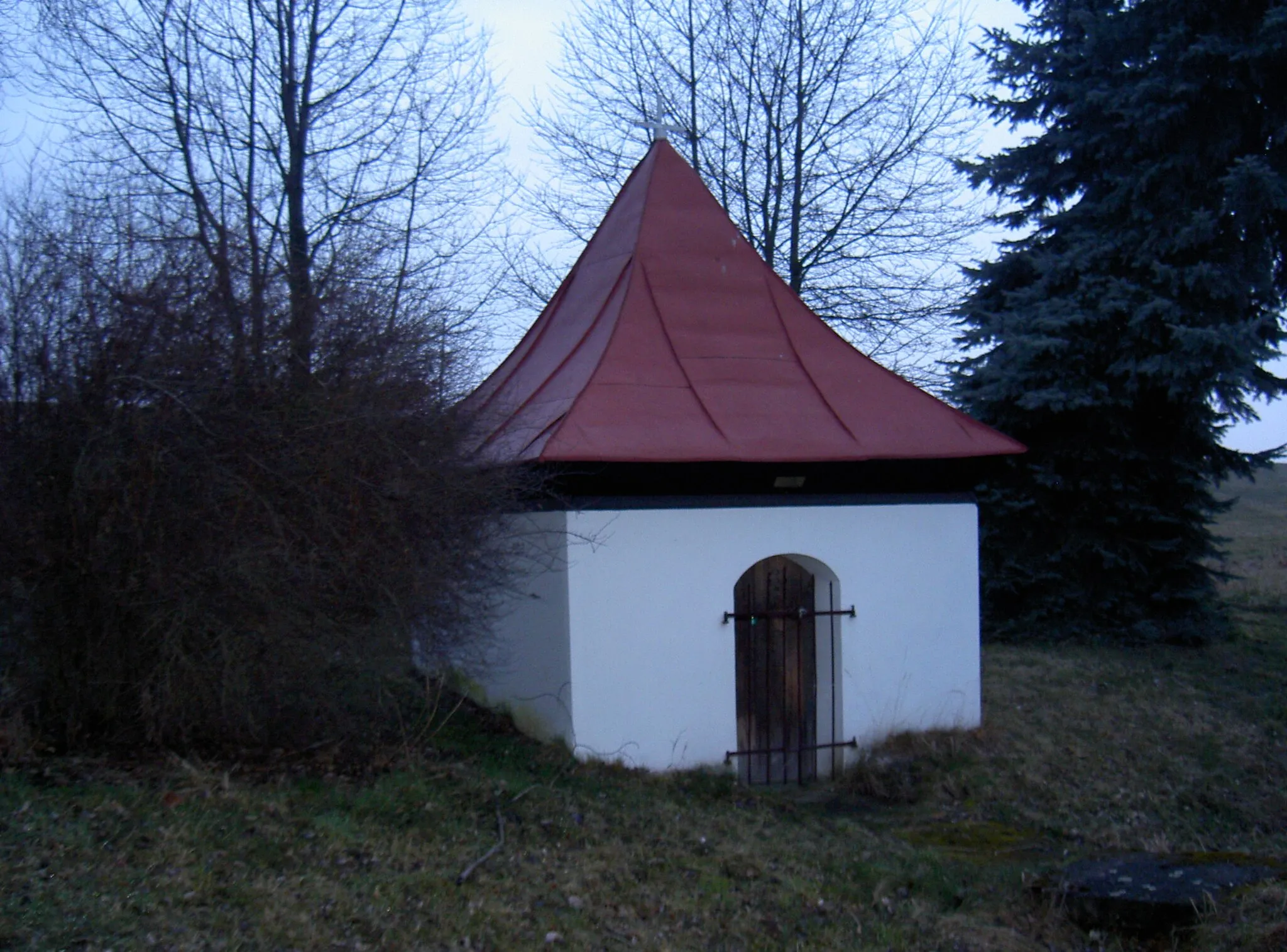 Photo showing: Kapelle in Nový Kramolín an der Straße nach Vlkanov