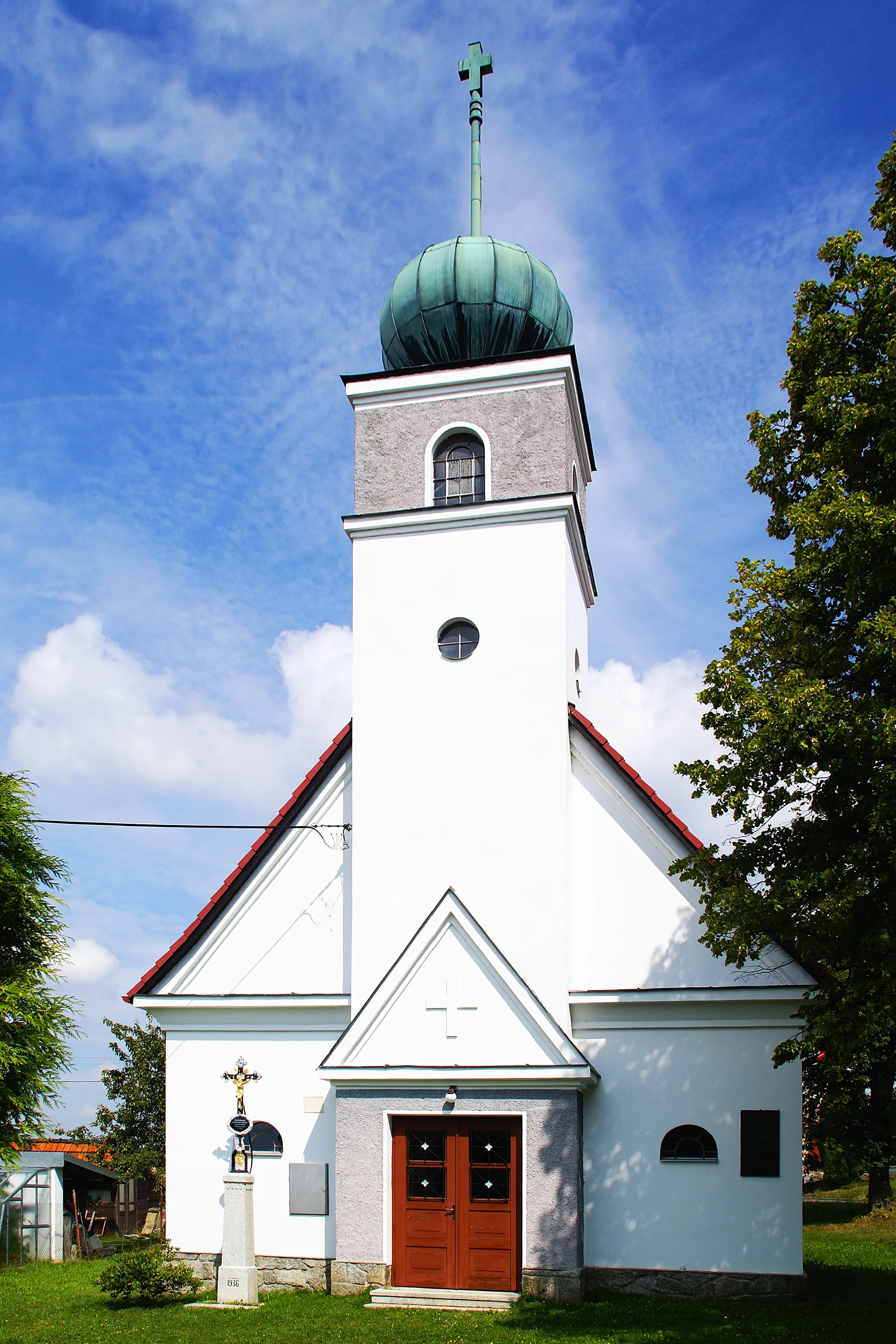 Photo showing: Kaplička svatého Antonína Paduánského v Luženičkách u Domažlic.