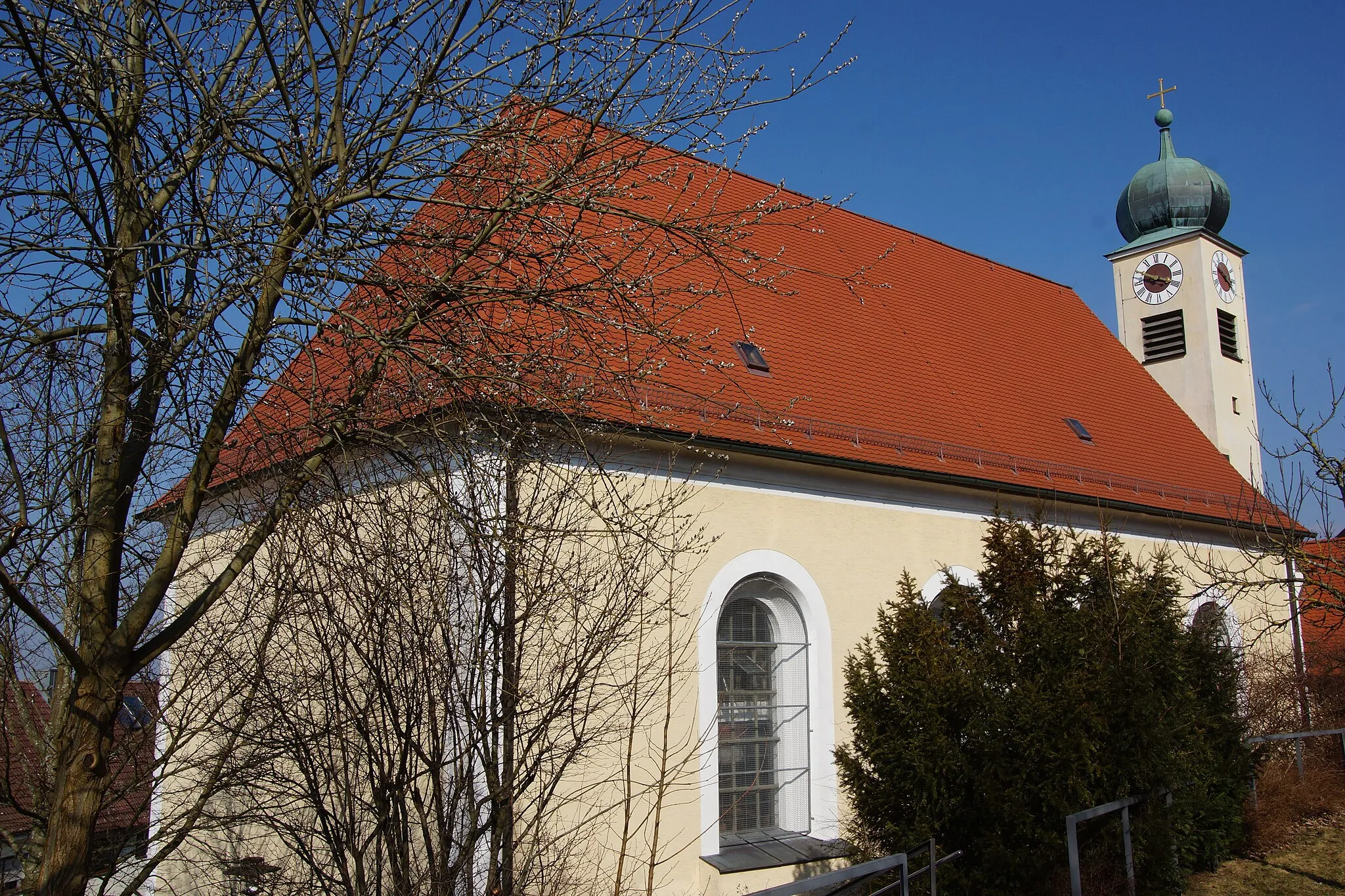 Photo showing: Die Pfarrkirche St. Pankratius in Parkstein