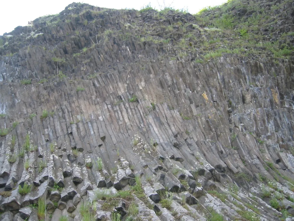 Photo showing: Säulen-Basalt, Parkstein ( Bayern, Oberpfalz)