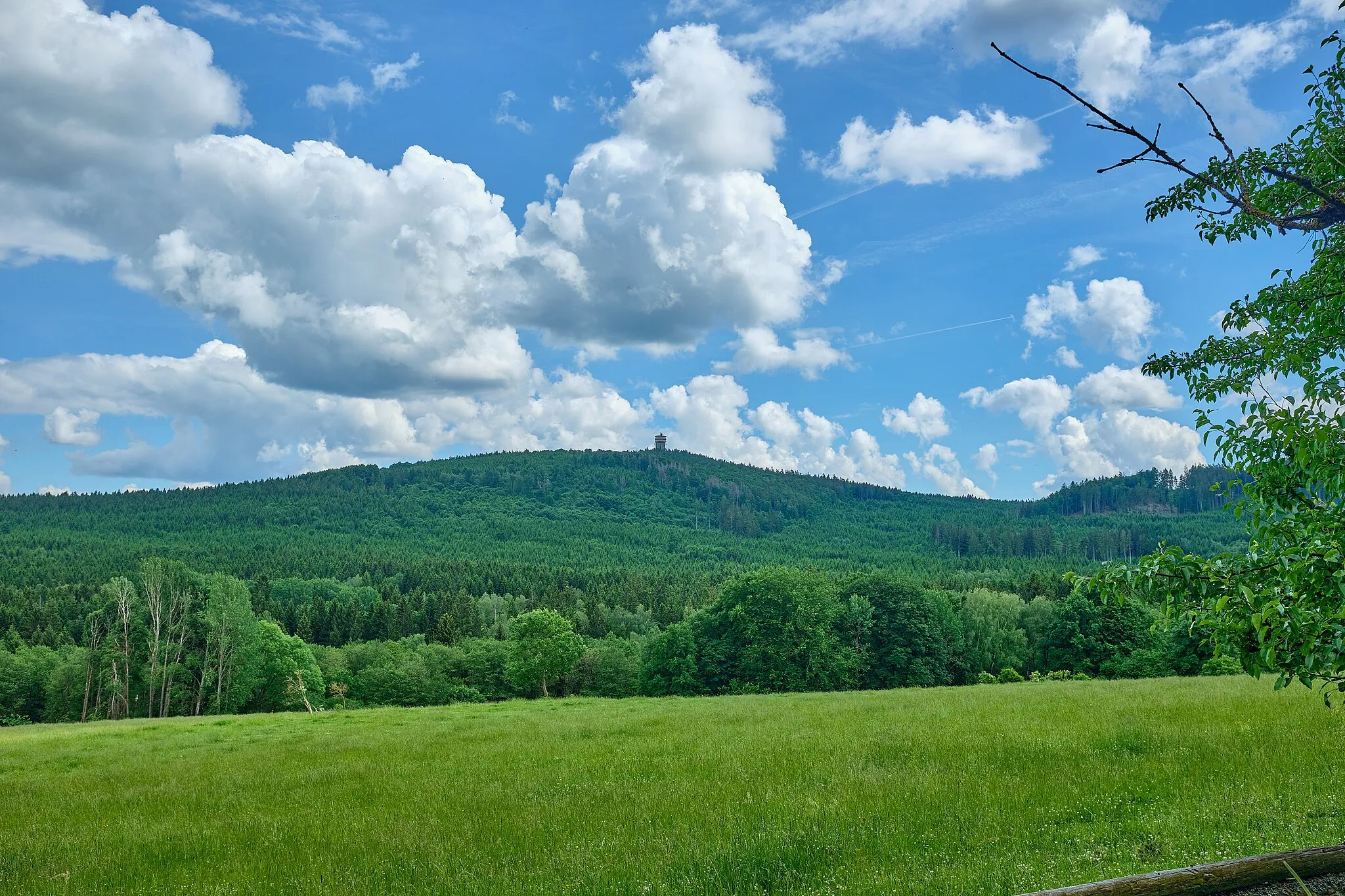 Photo showing: Velký Zvon, pohled od severozápadu, Český les, okres Domažlice