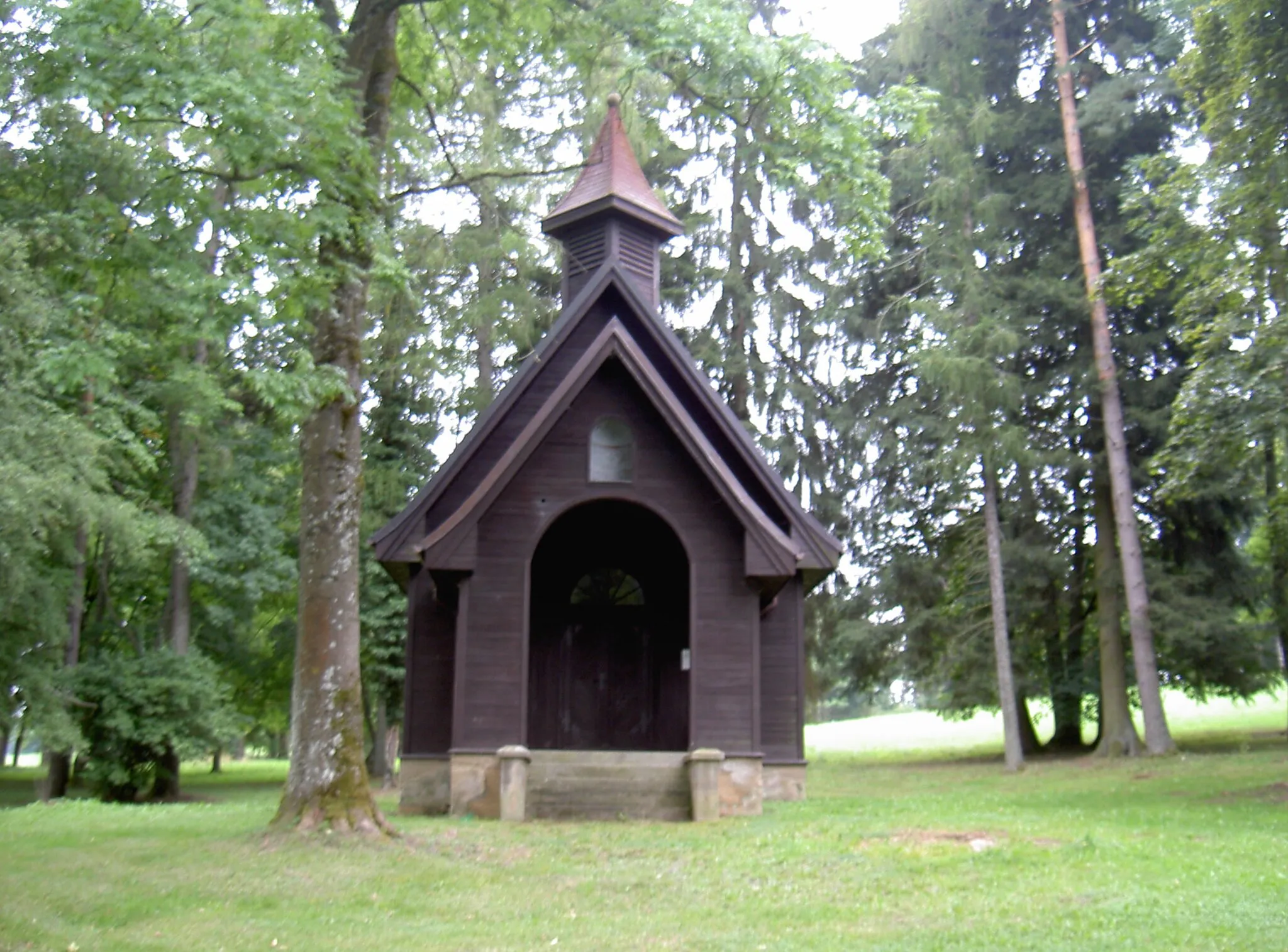 Photo showing: Jagdschloss Diana, Gemeinde Rozvadov, Schlosskapelle