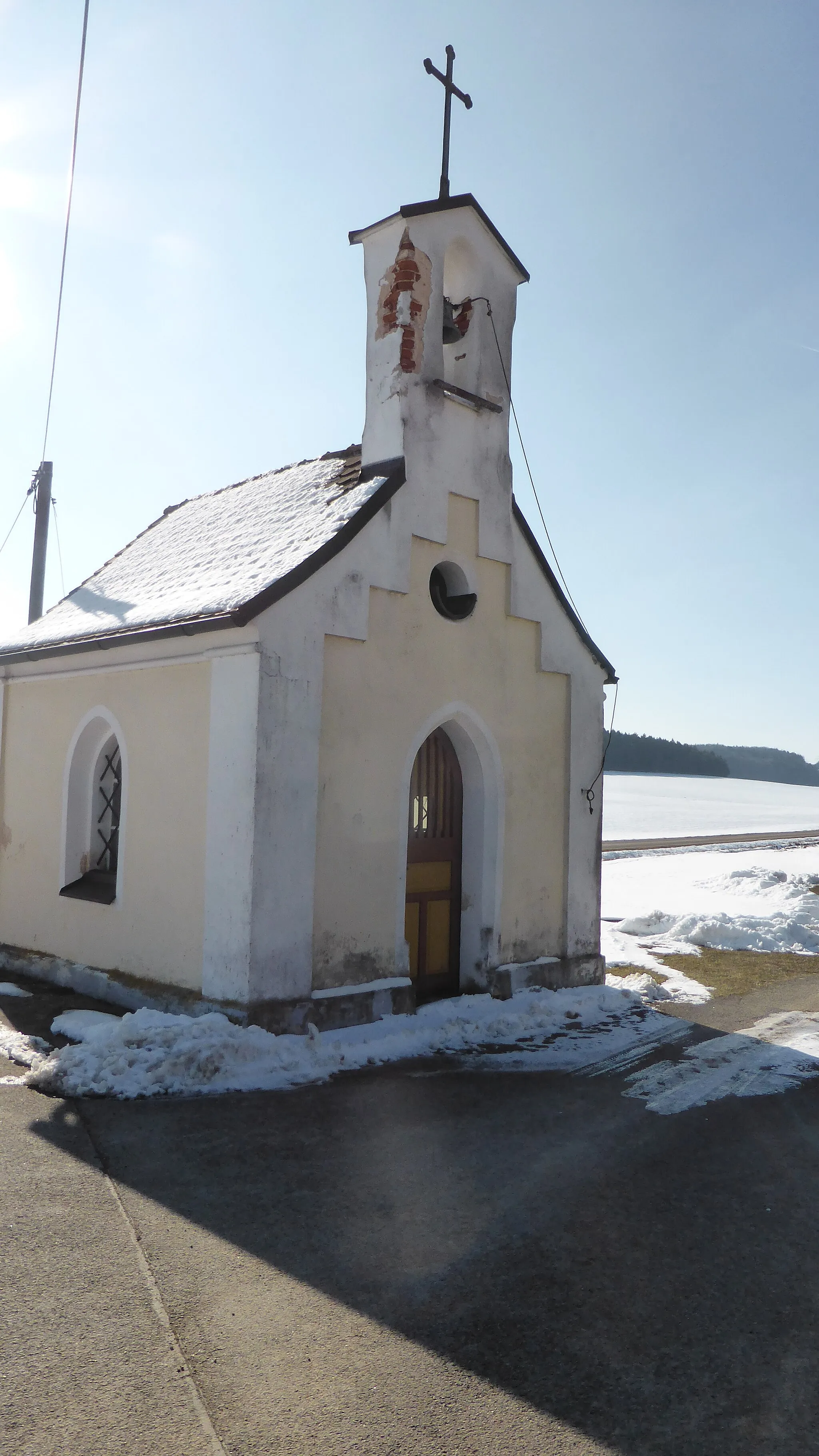 Photo showing: Die katholische Ortskapelle St. Maria in Kleinmittersdorf bei Hohenfels