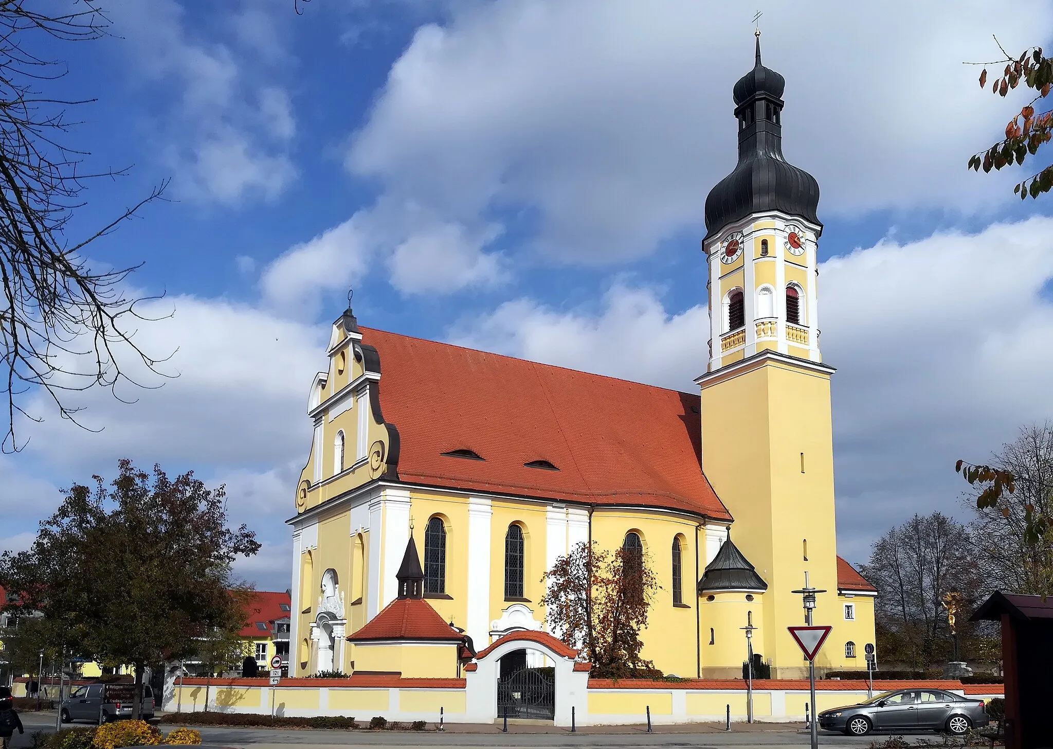 Photo showing: Pfarrkirche St. Georg in Obertraubling