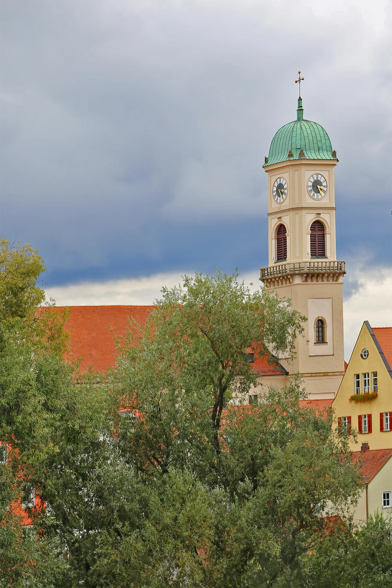 Photo showing: Church Sankt Mang in the district Stadtamhof, Regensburg, Germany.