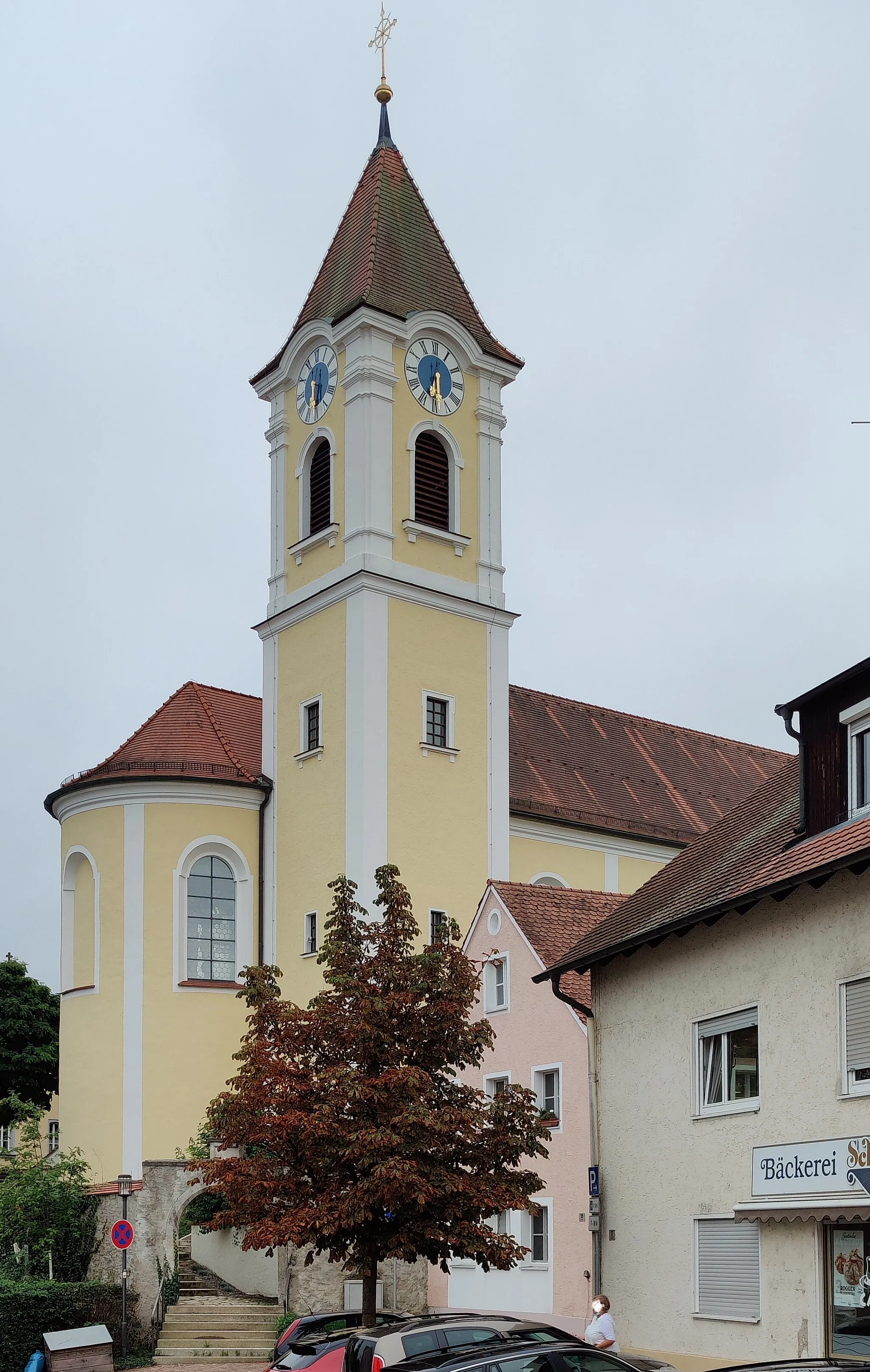 Photo showing: Katholische Pfarrkirche St. Ägidius Hainsacker, Markt Lappersdorf, Landkreis Regensburg, Oberpfalz, Bayern, Deutschland